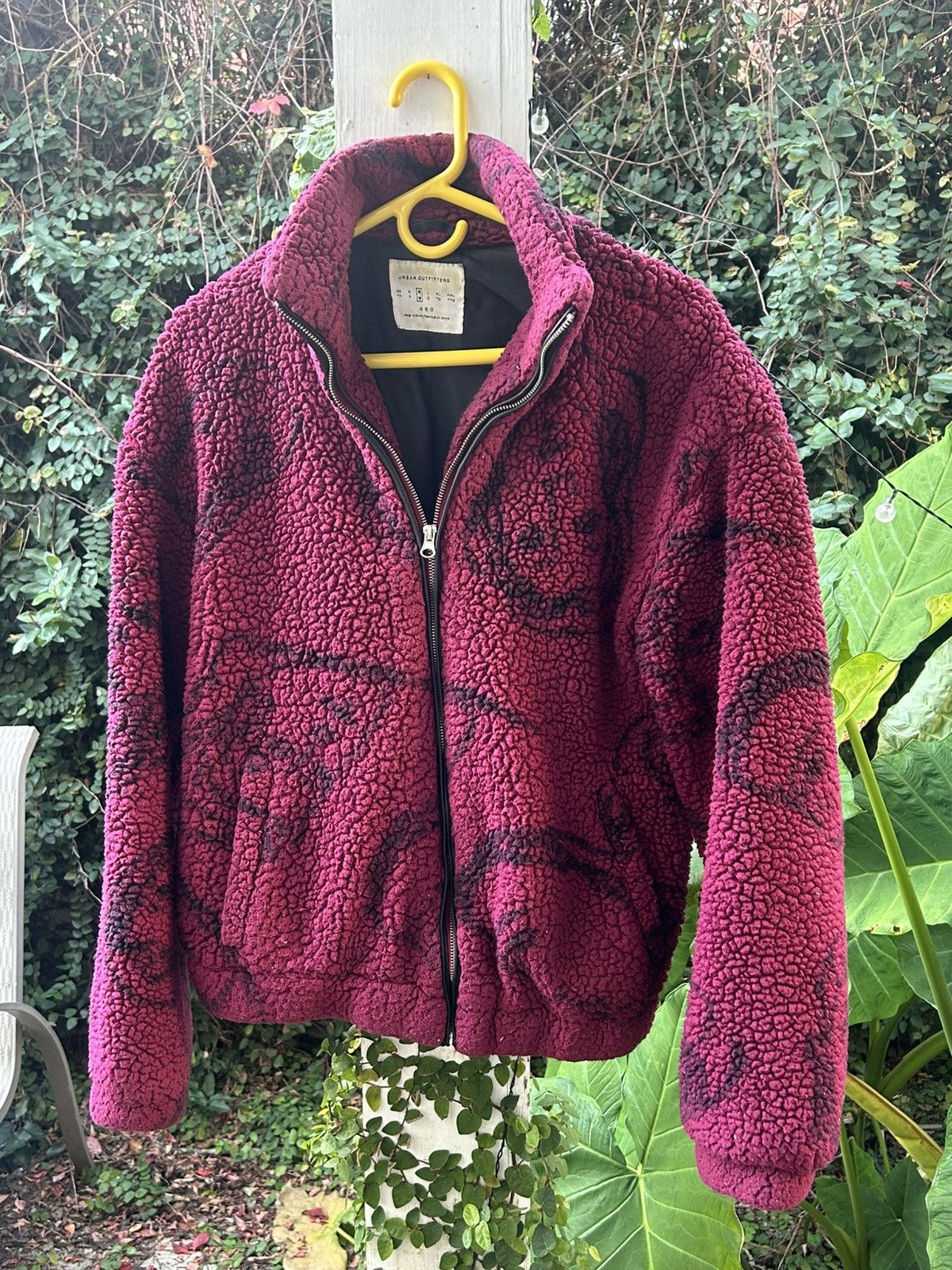 Urban Outfitters Urban Outfitters Maroon shepra fleece zip Size US M / EU 48-50 / 2 - 1 Thumbnail