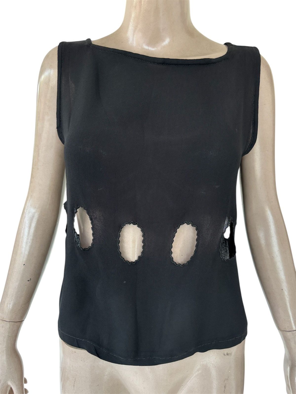 Jean Paul Gaultier 1990s Cut-Out Top Size S / US 4 / IT 40 - 5 Thumbnail