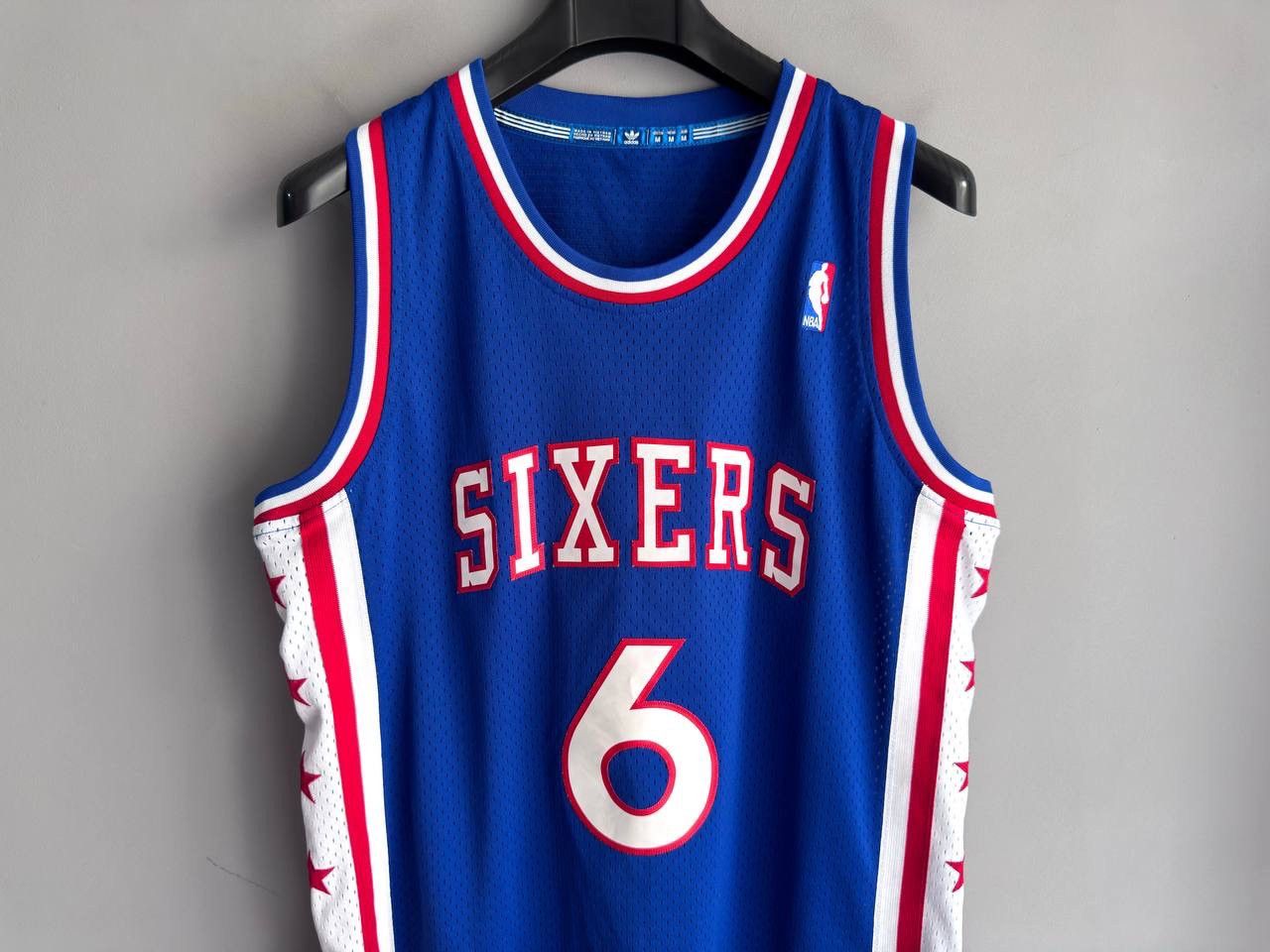Adidas Adidas Philadelphia 76ers NBA Basketball Jersey #6 ERVING, M Size US M / EU 48-50 / 2 - 3 Thumbnail
