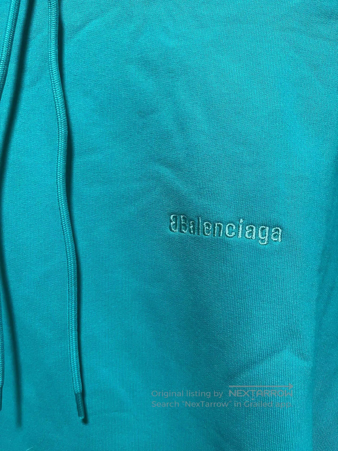 Balenciaga balenciaga logo embroidered hooded sweatshirt. Size US XS / EU 42 / 0 - 2 Thumbnail