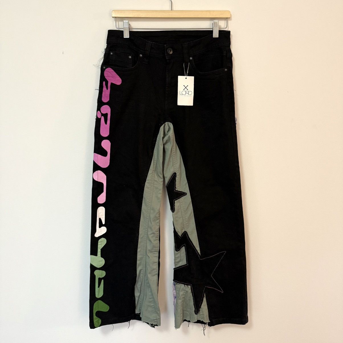 Other LORD x LVL5 1/1 Betrayal Denim “Sample” Flared Baggy Jeans Size US 32 / EU 48 - 1 Thumbnail