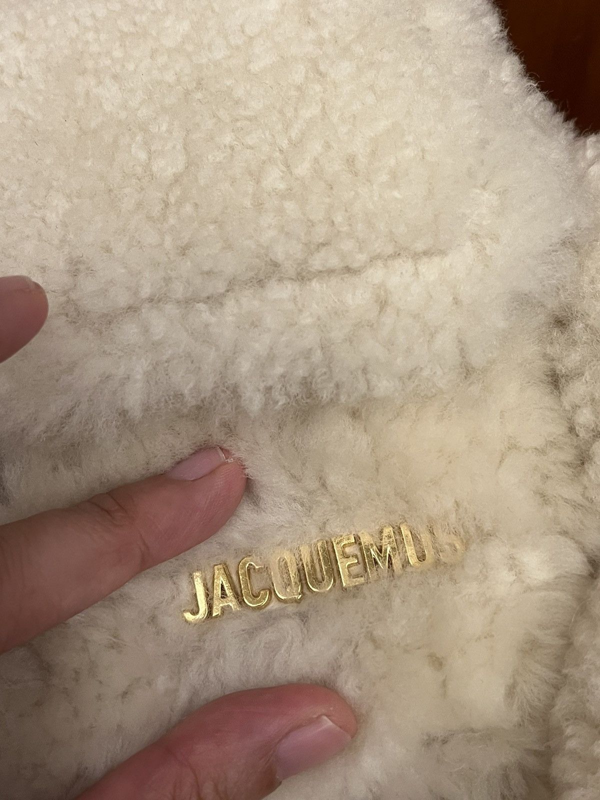 Jacquemus Authentic BRAND NEW JACQUEMUS LE BAMBIDOU SHEARLING FLAP BAG Size ONE SIZE - 4 Thumbnail