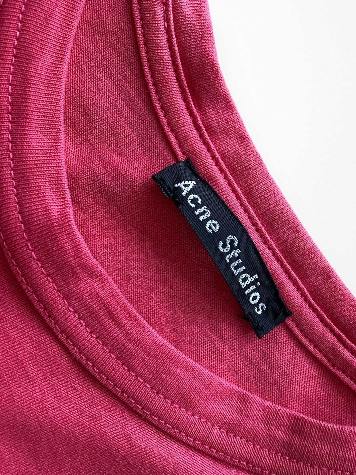 Acne Studios Acne Studios Nash Face Pink T-shirt Size US XXS / EU 40 - 2 Thumbnail