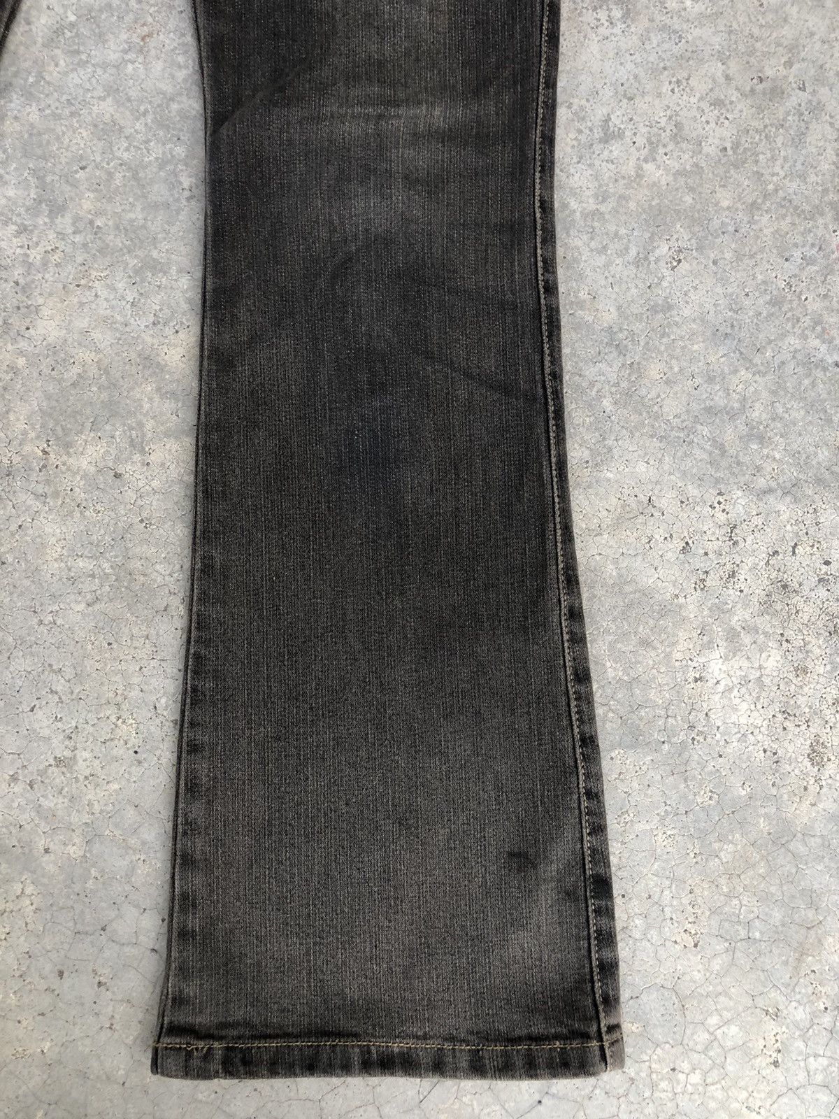 If Six Was Nine Japanese Back Rush Flared Jeans Distressed Size US 30 / EU 46 - 7 Thumbnail