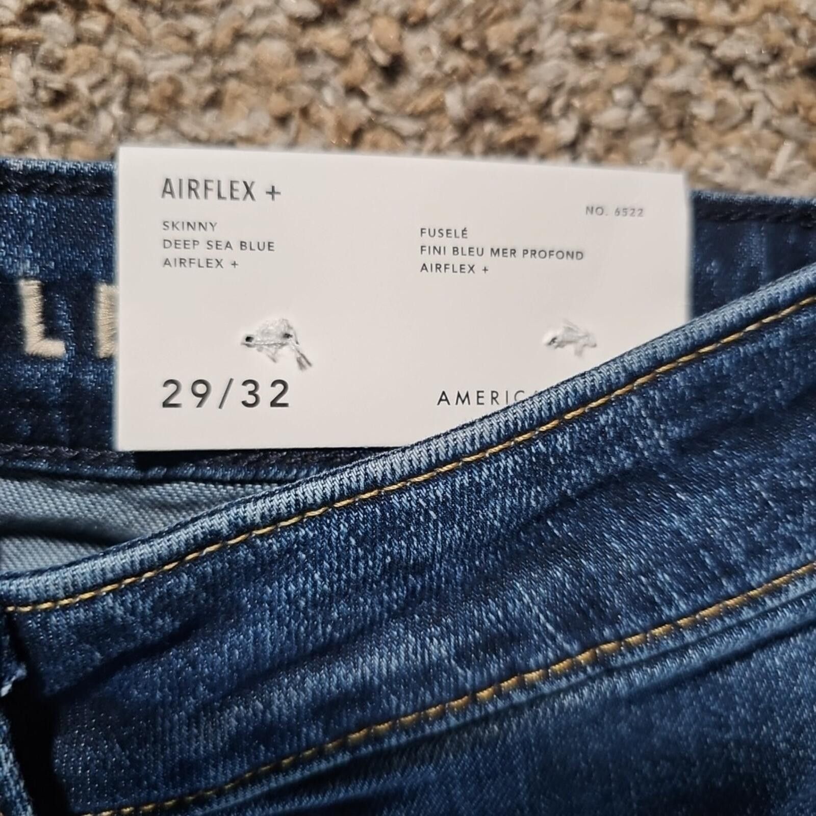American Eagle Outfitters American Eagle Airflex+ 29/32 Skinny NWT Size US 29 - 3 Thumbnail