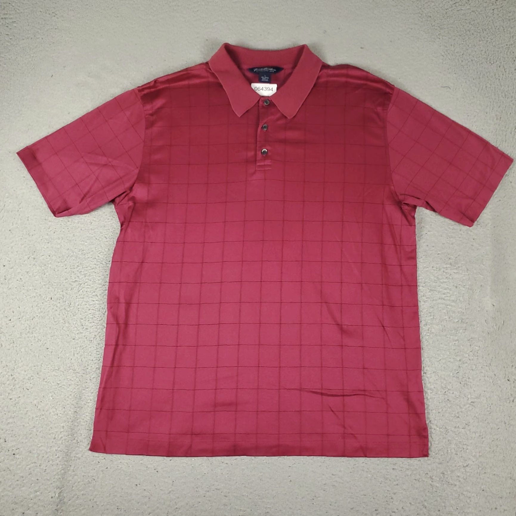 Brooks Brothers Brooks Brothers Polo Shirt Mens Size Large Red Check Casual Short Sleeve Size US L / EU 52-54 / 3 - 2 Thumbnail