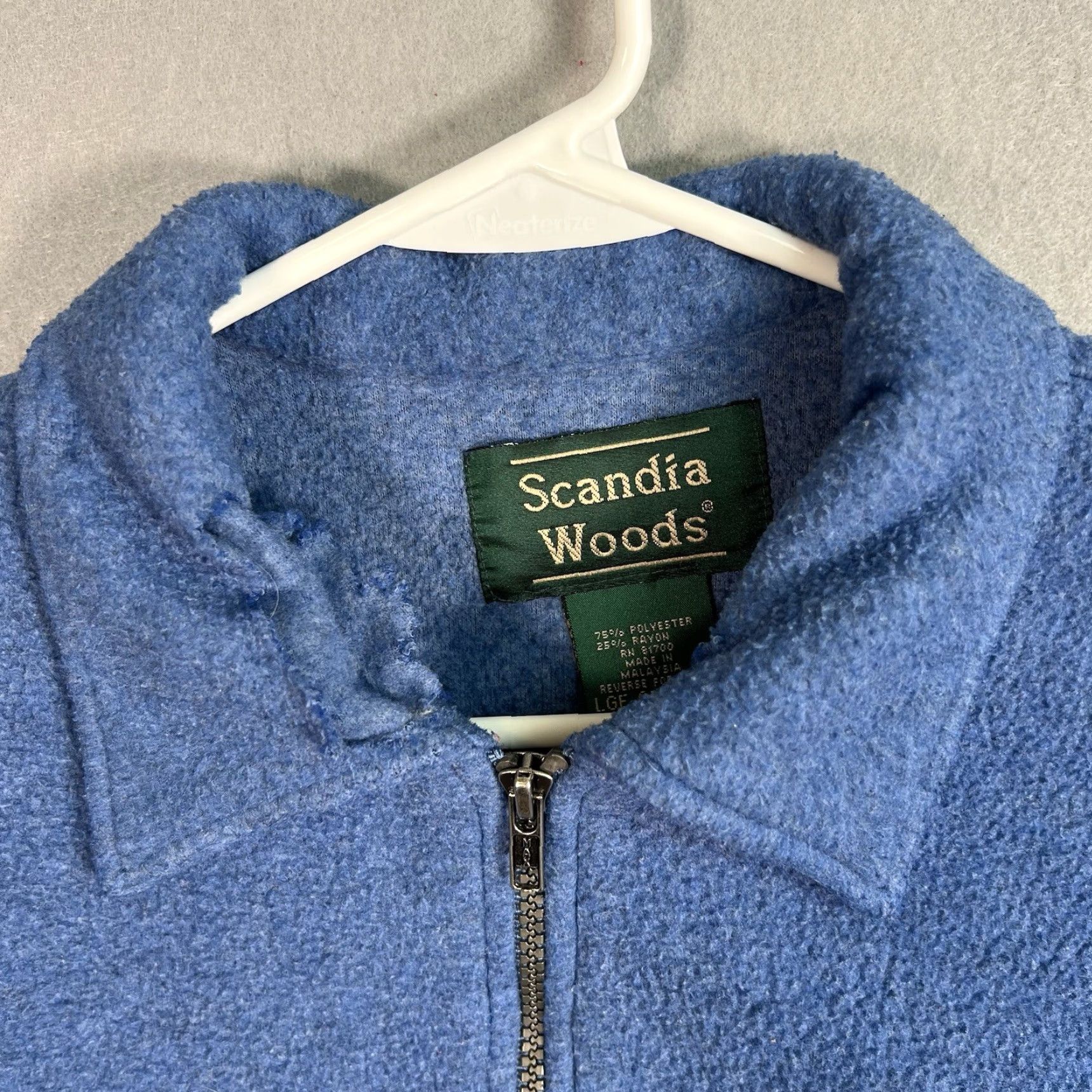 Vintage VINTAGE 90s Scandia Woods Fleece Cardinal Bird Sweatshirt Womens Large Blue Size L / US 10 / IT 46 - 2 Thumbnail