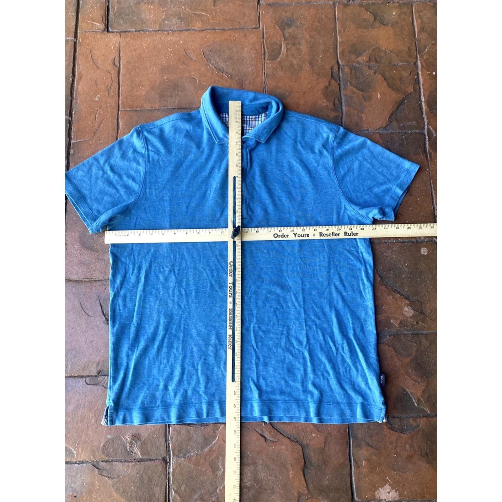 Hugo Boss VINTAGE? No — Hugo Boss Polo Shirt Men’s Blue Regular Fit Short Sleeve Golf XL Cotton Pima Breathable Easy Care Lightweight Solid Modern 90s Size US XL / EU 56 / 4 - 5 Thumbnail