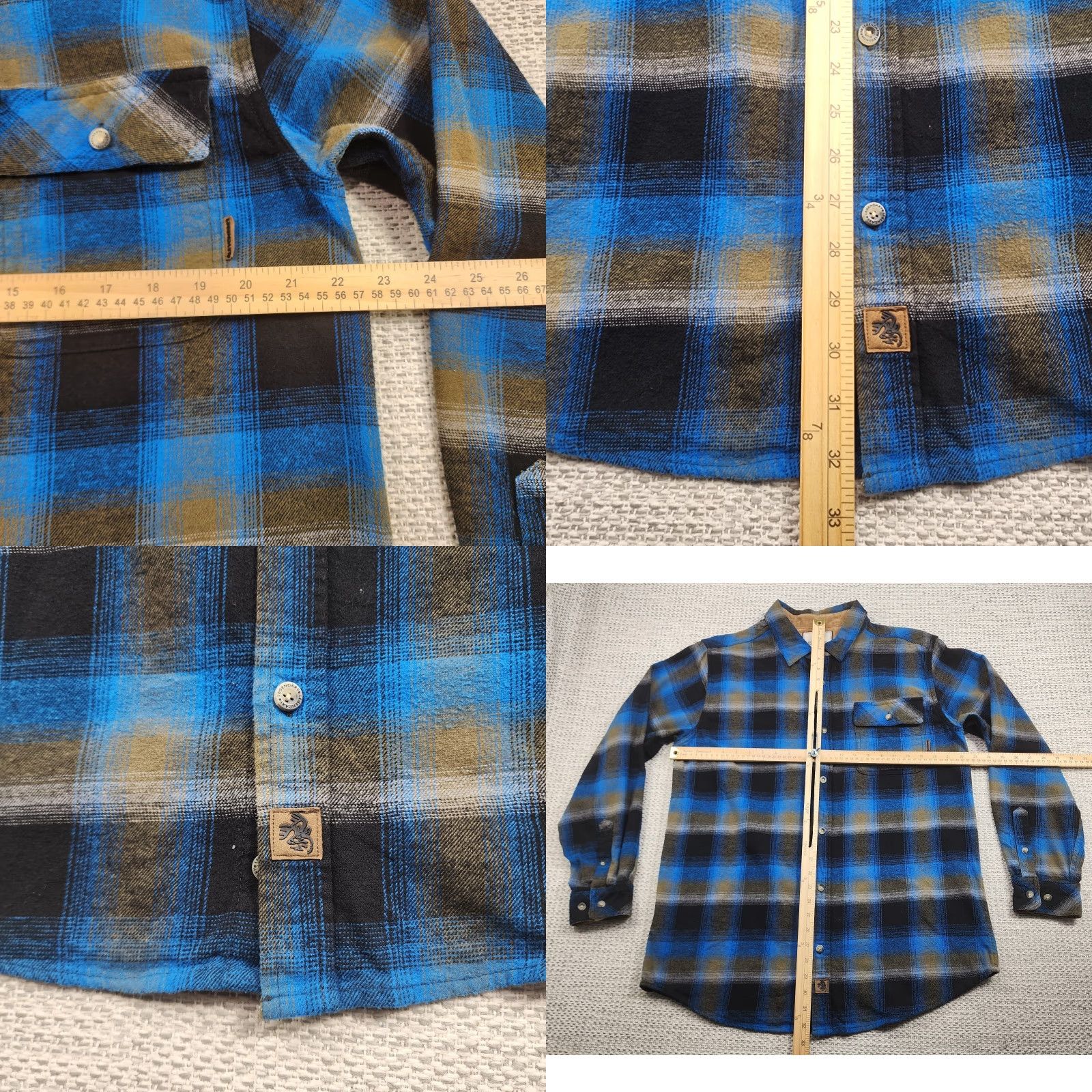 Vintage Legendary Whitetails Buck Camp Flannel Shirt Mens LT Plaid Button Up Hunting Size US L / EU 52-54 / 3 - 9 Thumbnail