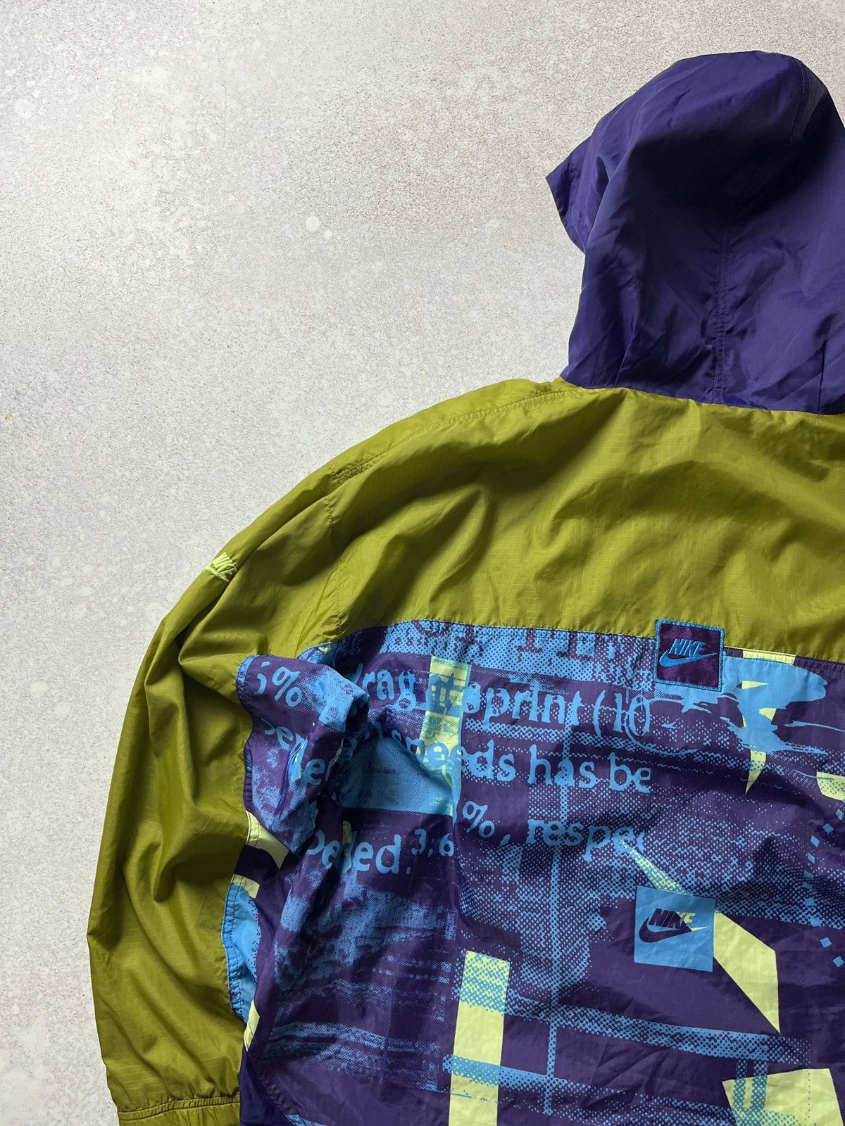 Nike Vintage 90s Nike Windbreaker Anorak Jacket Tracksuit Top Size US M / EU 48-50 / 2 - 6 Thumbnail