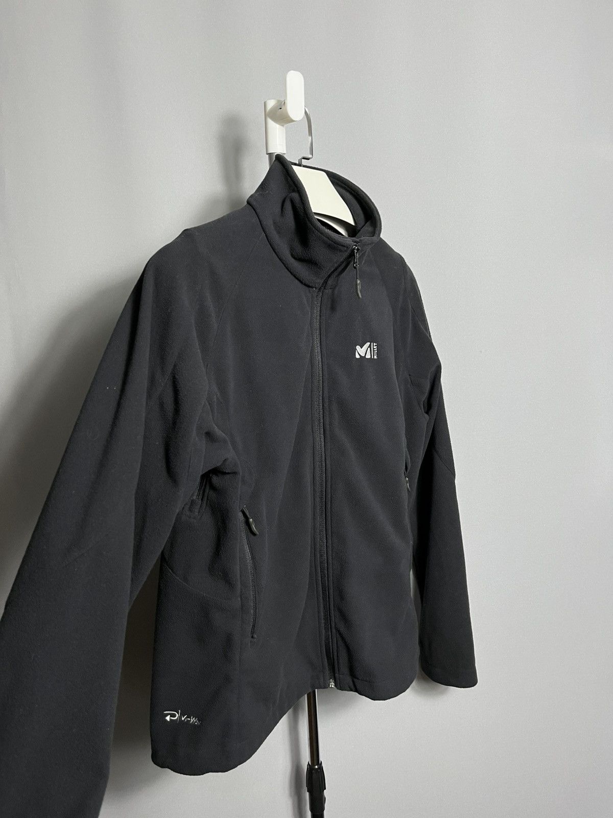 The Mountain Millet Mountain M-Wind Fleece Jacket Black Zip Windbreak Size US L / EU 52-54 / 3 - 3 Thumbnail