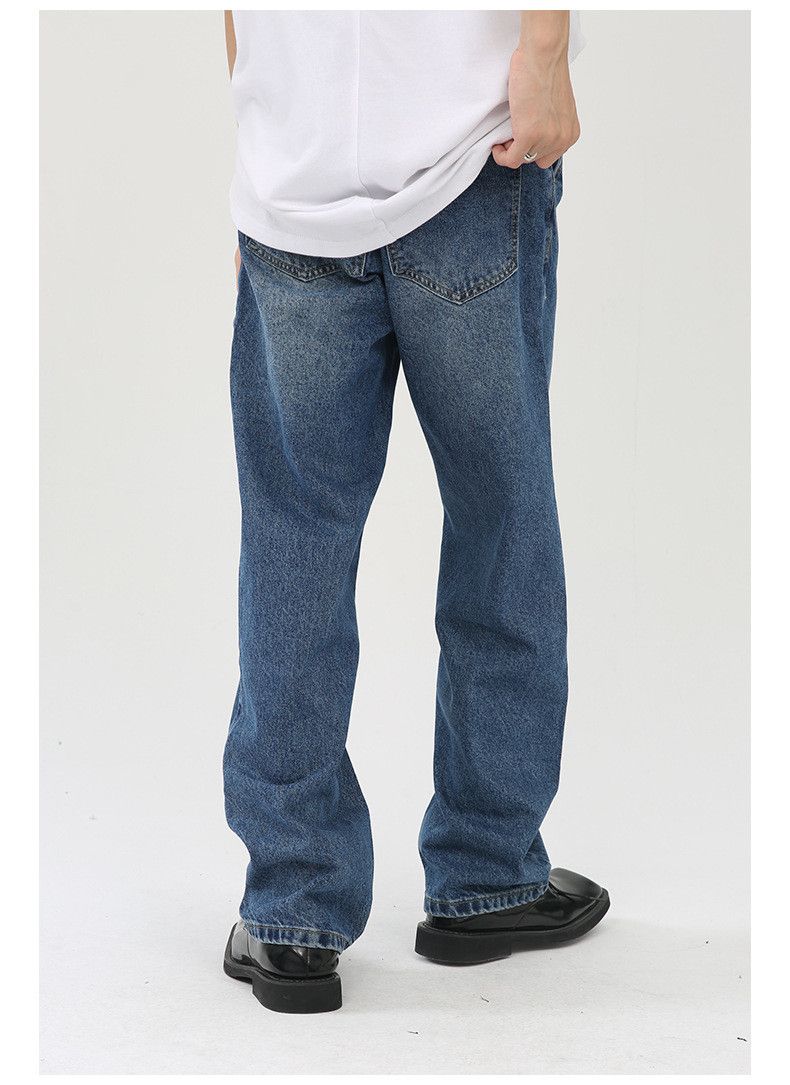Japanese Brand × Jean Japanese style zipper blue straight casual jeans Size US 32 / EU 48 - 5 Thumbnail