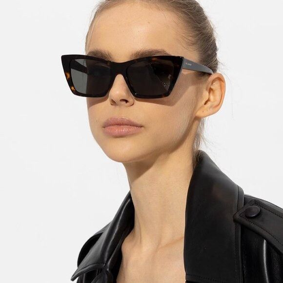 Saint Laurent Paris 🕶️New Saint Laurent SL276 MICA 002 Sunglasses - Dark Havana Size ONE SIZE - 4 Thumbnail