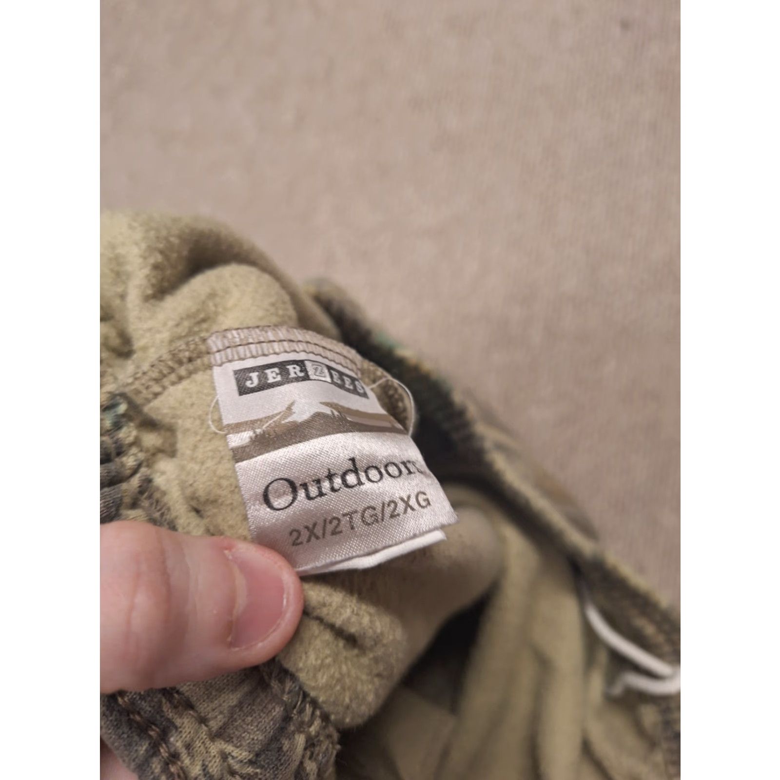 Jerzees VINTAGE Jerzees Outdoors Huntinf Realtree Camo Drawstring Sweatpants Grunge USA Size US 39 - 2 Thumbnail