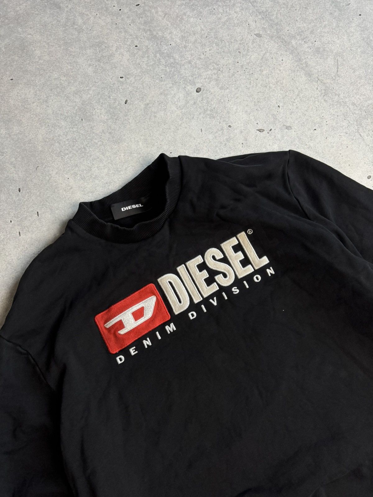 Diesel Diesel Spell Out Big Logo Sweatshirt Size US L / EU 52-54 / 3 - 3 Thumbnail