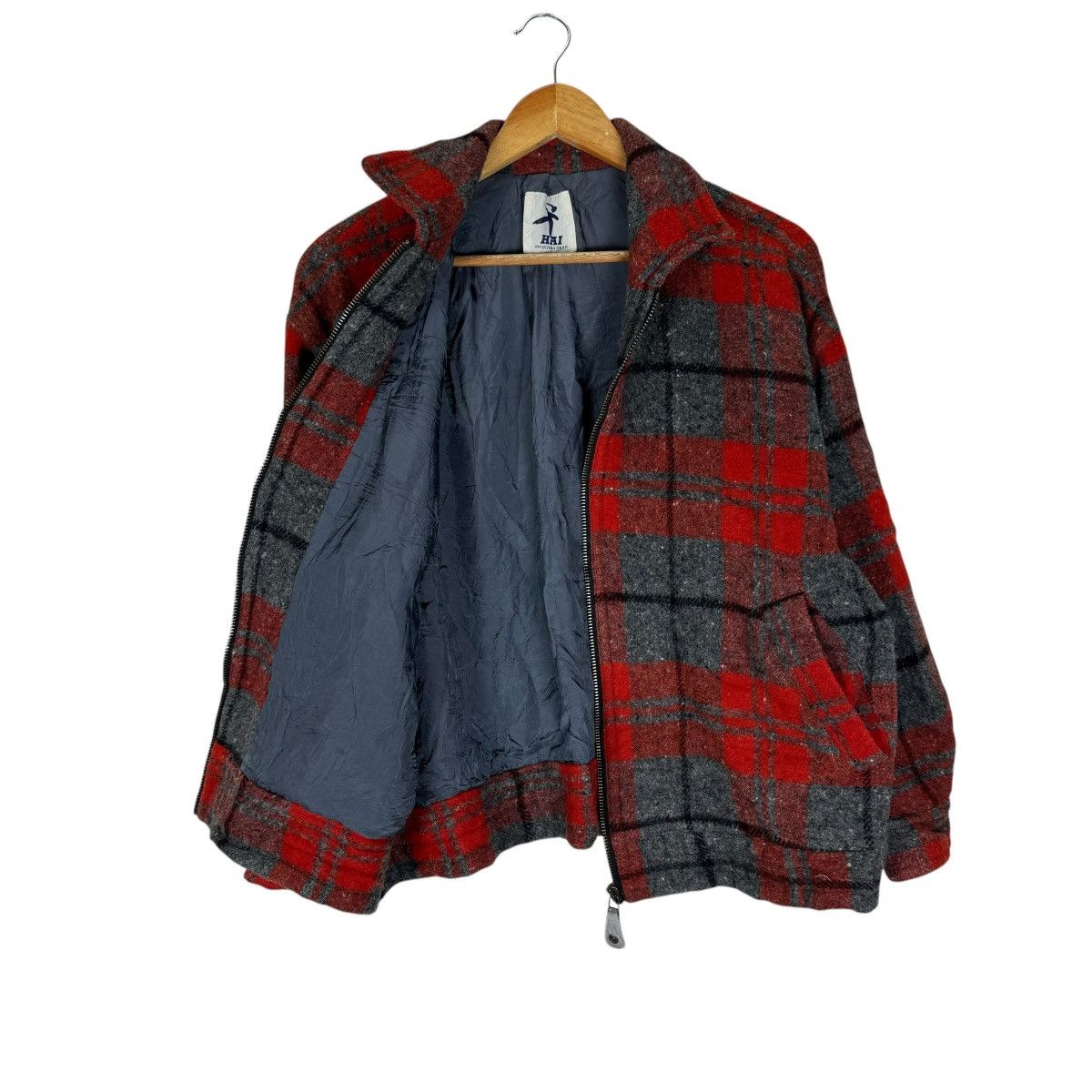 Hai Sporting Gear ☀️HAI SPORTING GEAR IS RED TARTAN JACKET Size M / US 6-8 / IT 42-44 - 7 Thumbnail