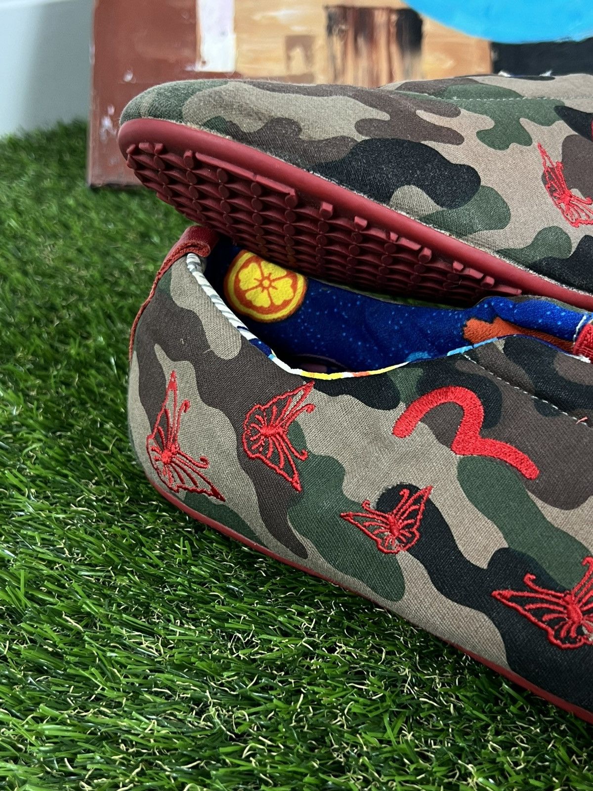 Evisu Vintage Evisu Camo Embroidered Sneakers Size US 8 / IT 38 - 2 Thumbnail