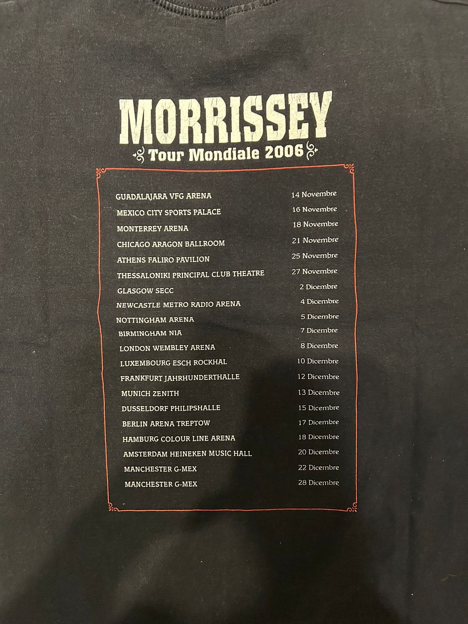 Band Tees × Vintage Vintage Morrissey 2006 Tour Mondale t-shirt Size US L / EU 52-54 / 3 - 3 Thumbnail