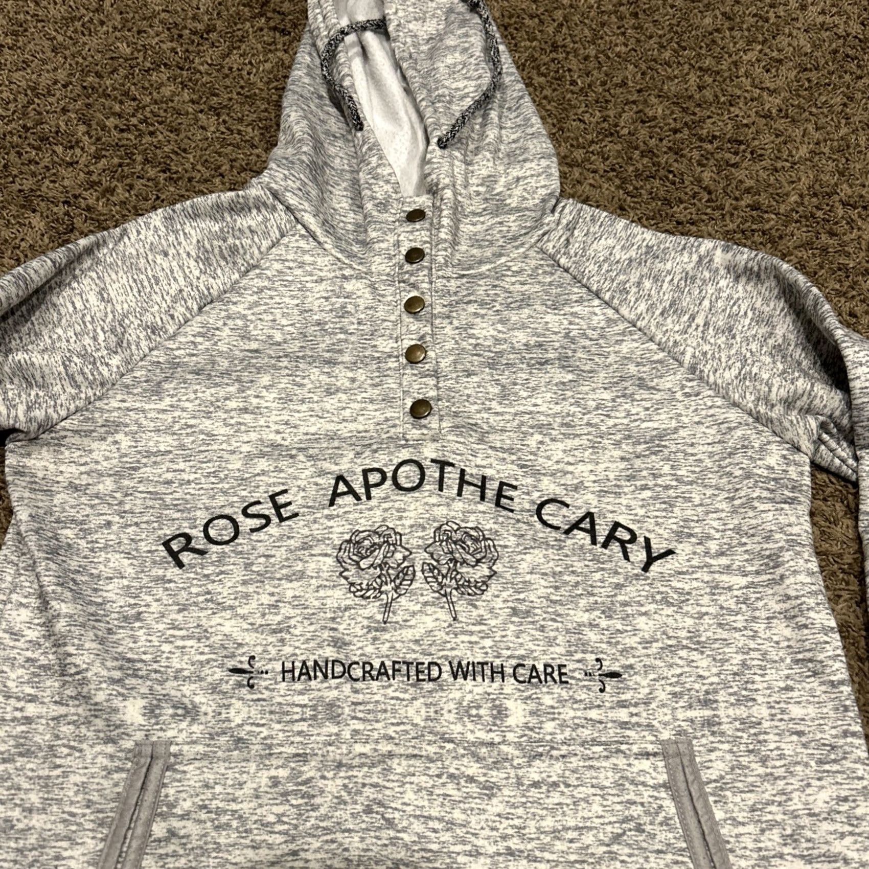 Vintage Rose Apothecary Schitts Creek David Rose Hoodie Gray XL A36 Size XL / US 12-14 / IT 48-50 - 2 Thumbnail
