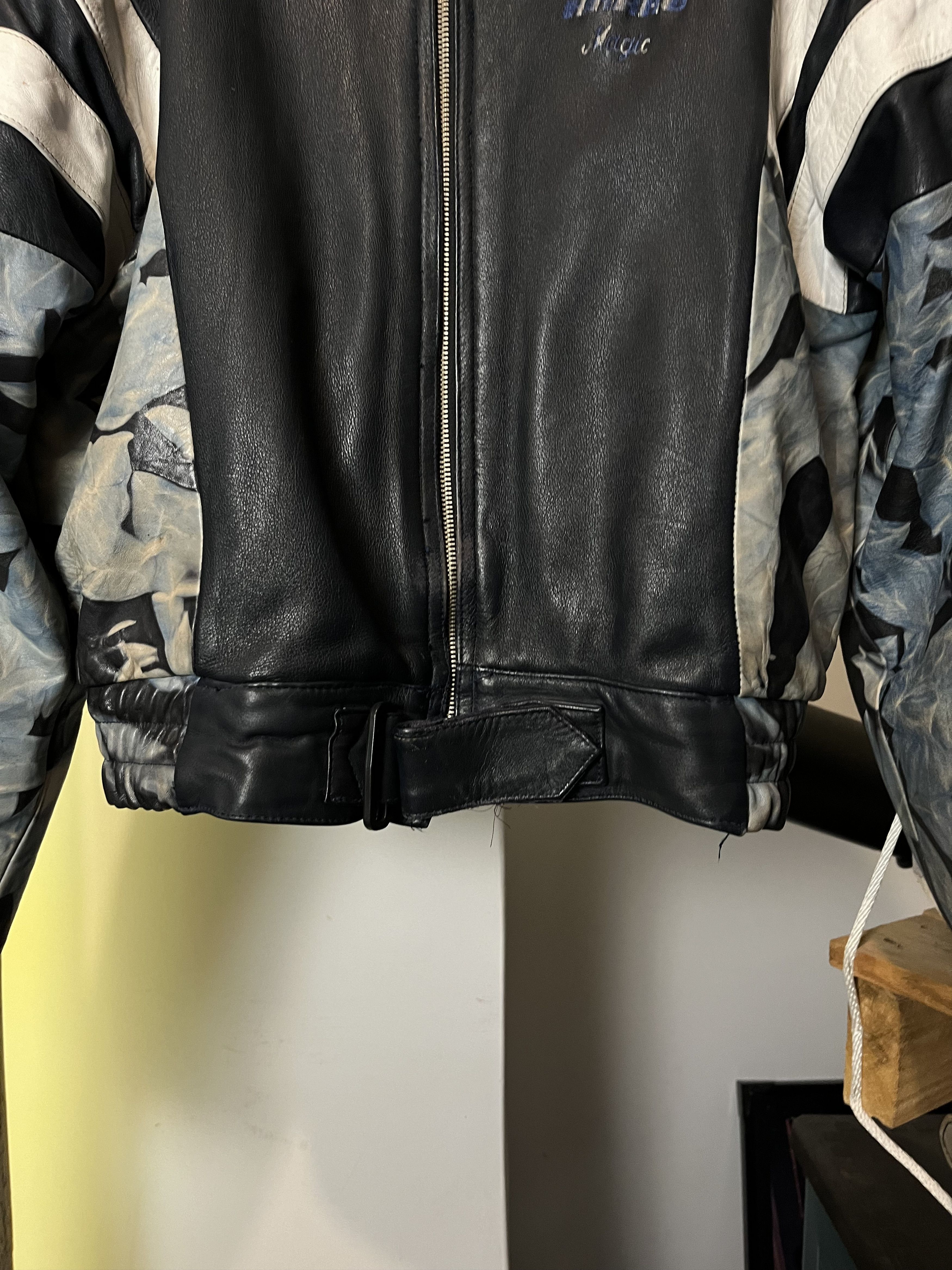 Vintage Vintage 80s Harro Magic Bike Real Leather Jacket Riri Size US M / EU 48-50 / 2 - 7 Thumbnail
