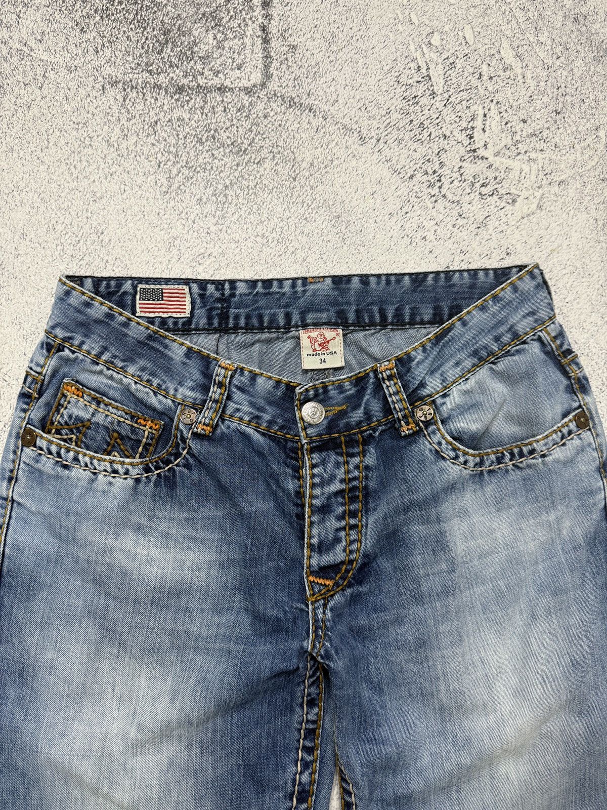 True Religion Vintage Y2K True Religion “Billy Super T” Baggy Jeans Size US 34 / EU 50 - 9 Thumbnail