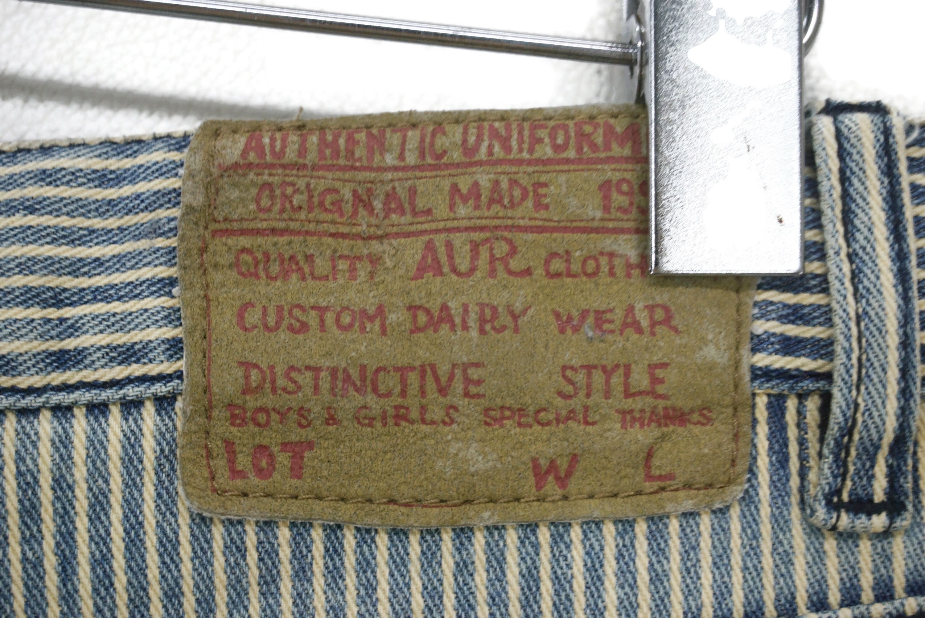 Japanese Brand BC Factory Jeans Size W33xL33 Hickory Dungarees Denim Size US 32 / EU 48 - 9 Thumbnail