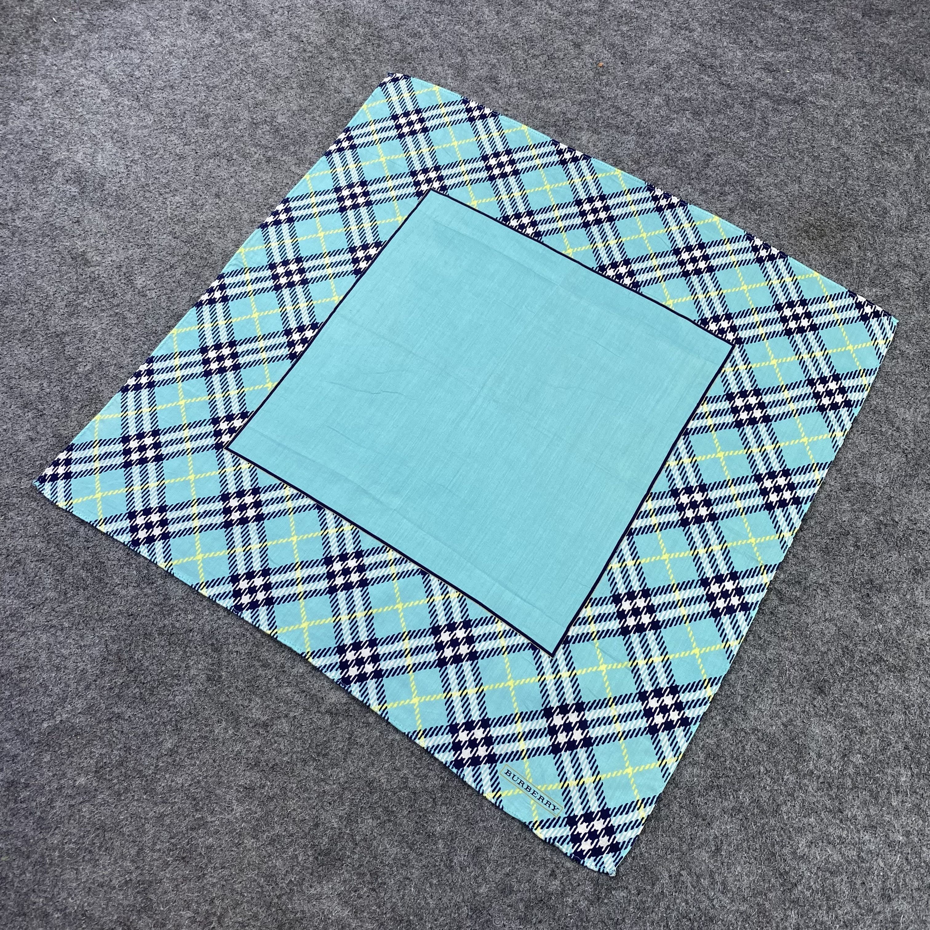 Burberry × Vintage Burberry Handkerchief / Bandana / Neckerchief-B1317 Size ONE SIZE - 4 Thumbnail
