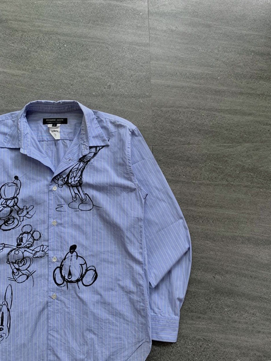Comme des Garcons Homme Deux FREE TAX! Disney Mickey Mouse Collabs Ls Shirt Size US M / EU 48-50 / 2 - 3 Thumbnail