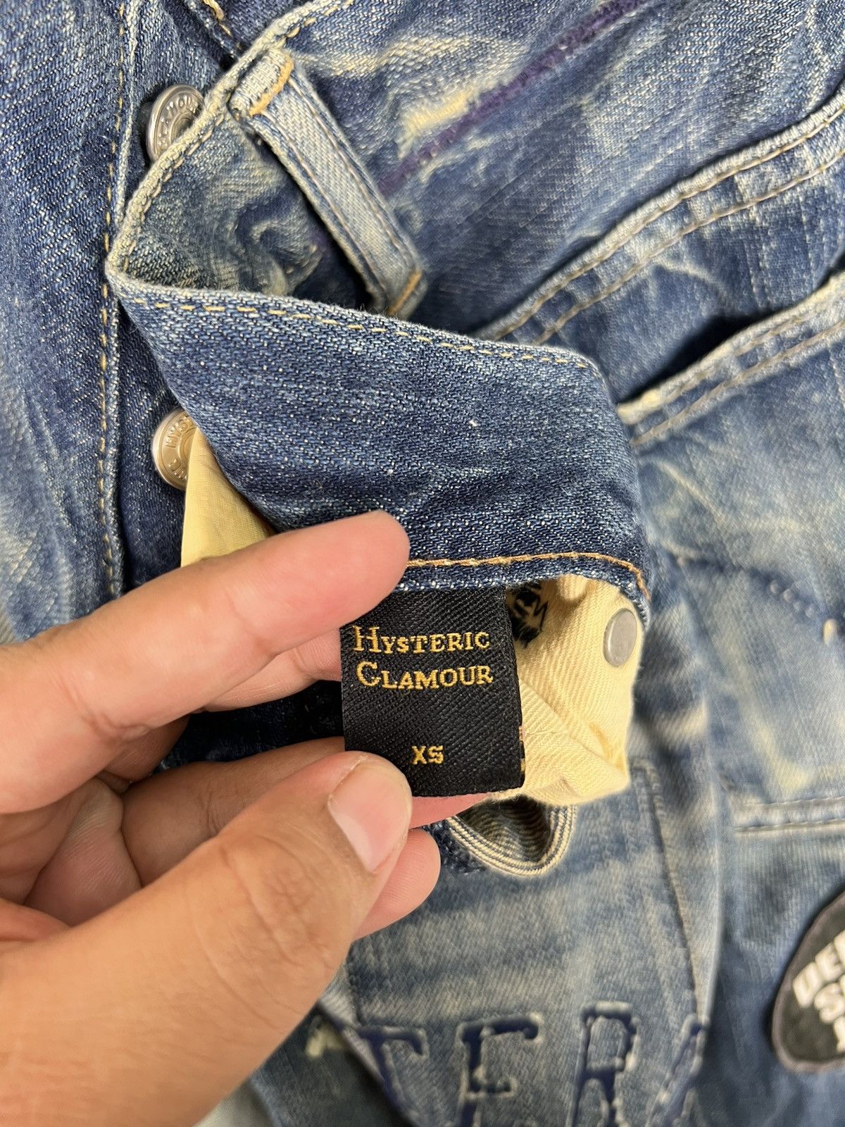 Hysteric Glamour 🔥 HYSTERIC GLAMOUR FLARE BLEACH WASH BOOTCUT Size US 30 / EU 46 - 13 Thumbnail