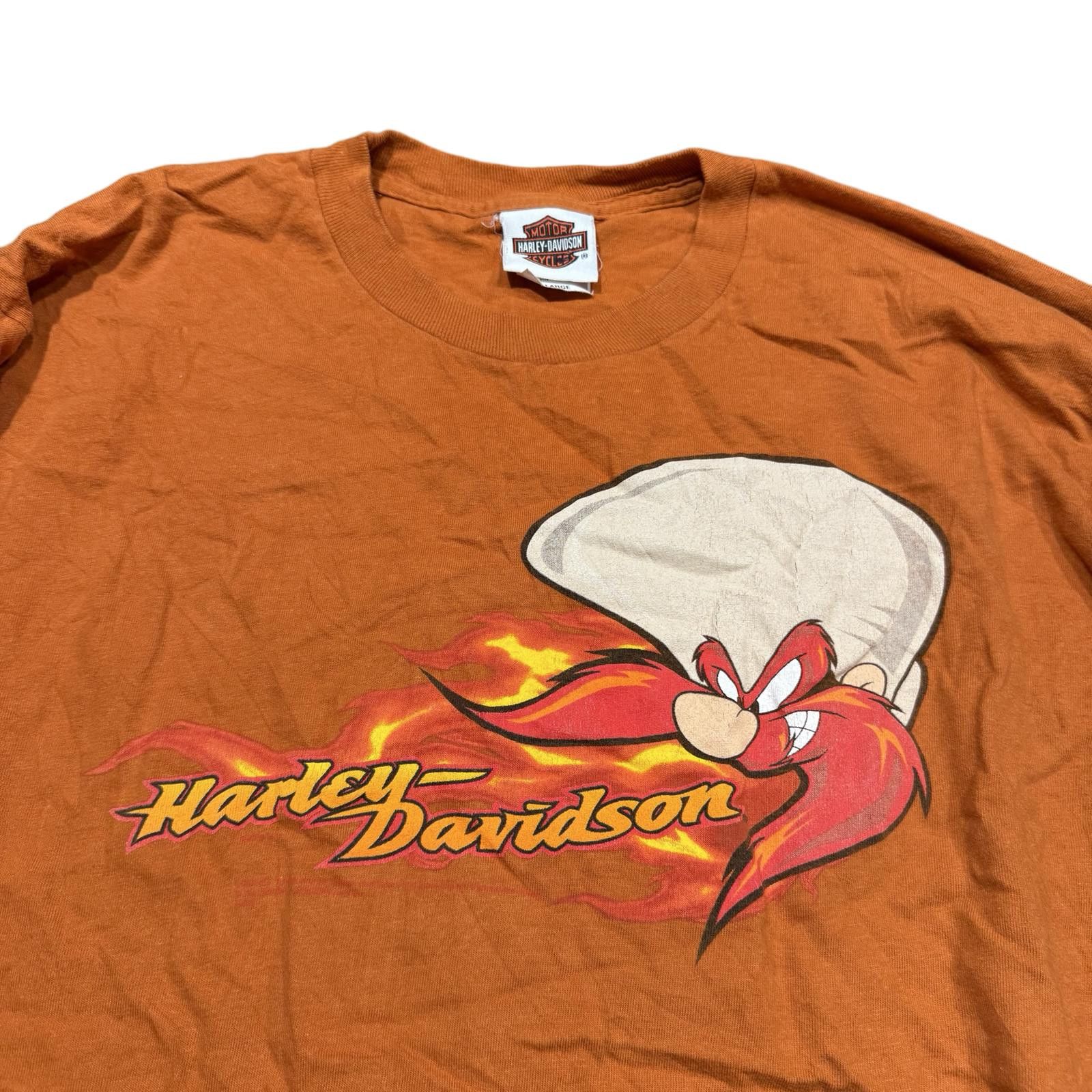 Harley Davidson Harley-Davidson Yosemite Sam Looney Tunes Flame Long Sleeve Size US L / EU 52-54 / 3 - 3 Thumbnail