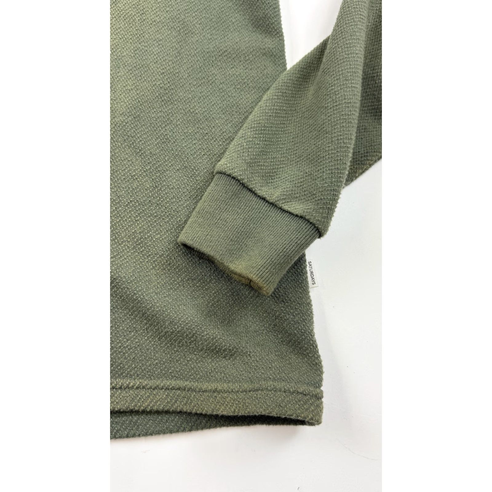 Saturdays NYC Saturdays Surf NYC Shirt Mens Small Green Long Sleeve Pocket Crew Neck Casual Size US S / EU 44-46 / 1 - 2 Thumbnail