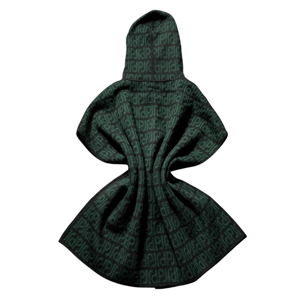 Japanese Brand Paul & Joe Double Side Hooded Scraft Cardigan Monogram Size US XXL / EU 58 / 5 - 11 Thumbnail