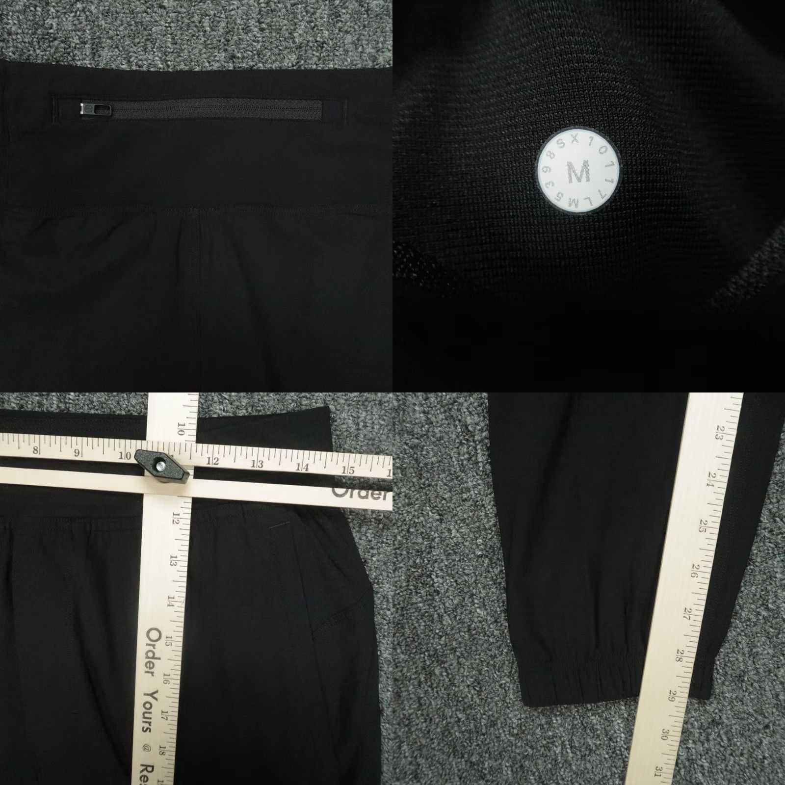 Lululemon Lululemon Pants Men M Black Surge Joggers Athletic Cross Training Size US 31 - 8 Thumbnail