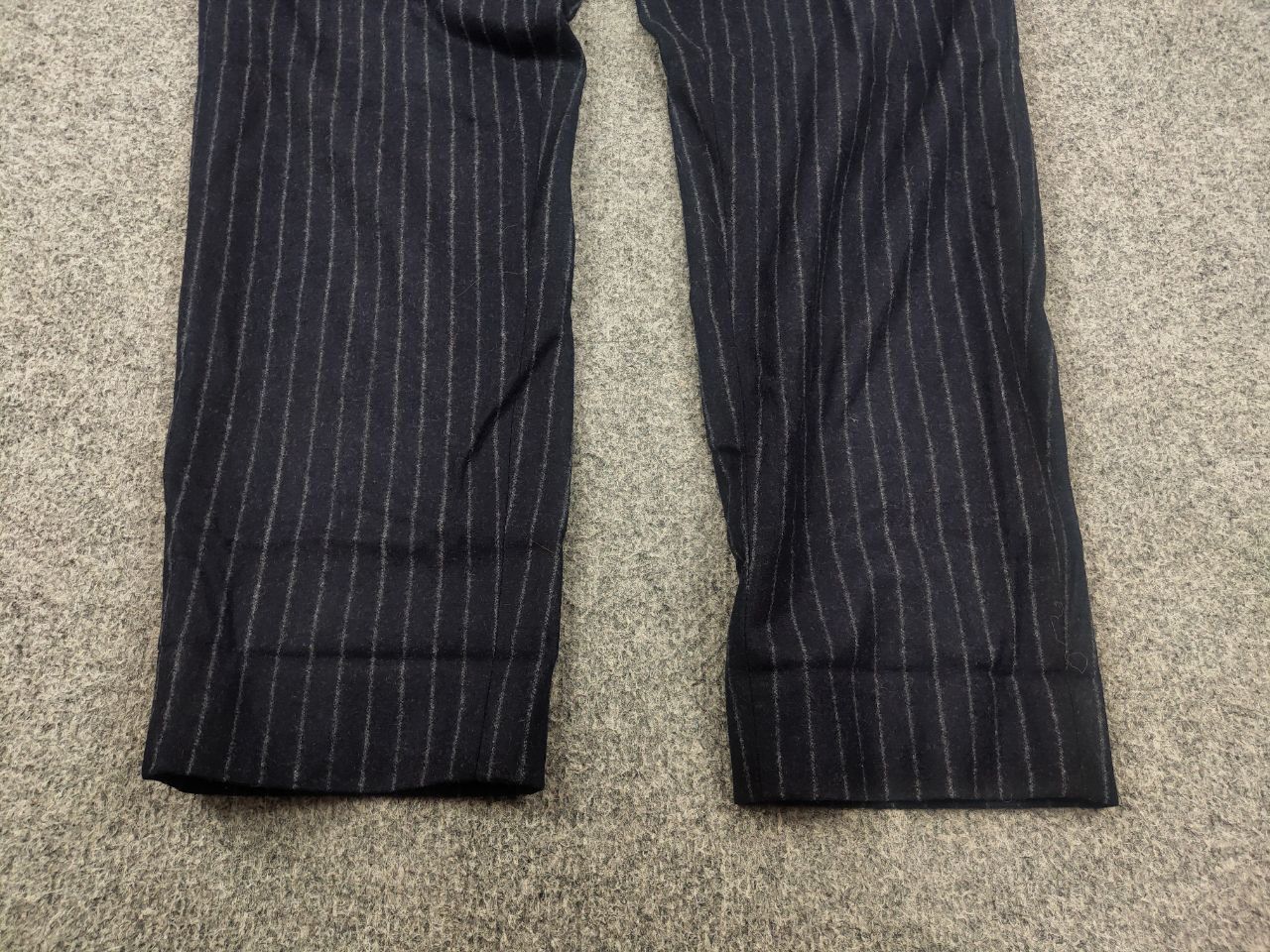 Other EnSoie Design Premium handmade wool Navy stripe Ankle Pants Size US 32 / EU 48 - 7 Thumbnail