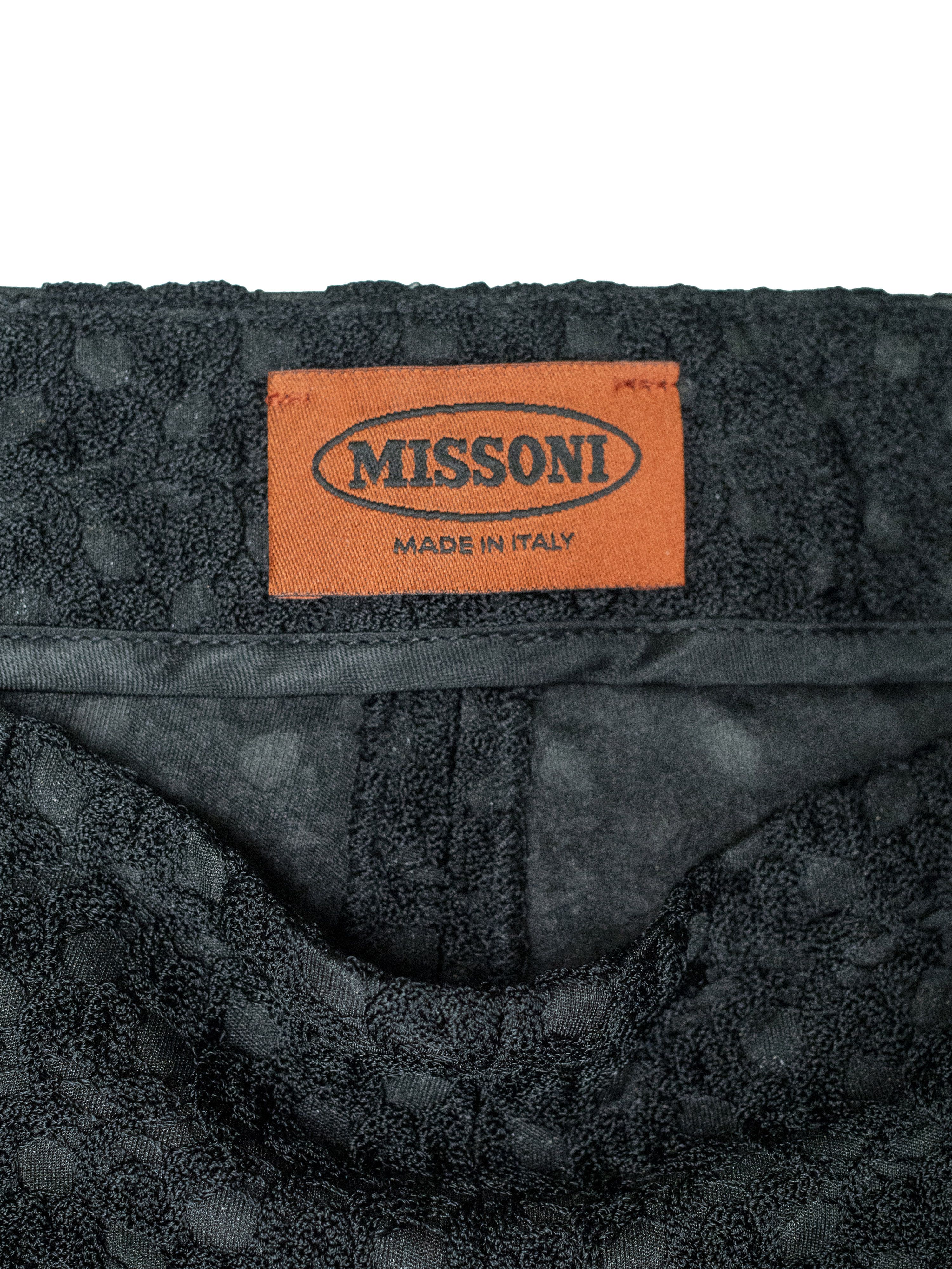 Missoni Missoni Black Crochet Knitted Slim Pants Size 26" / US 2 / IT 38 - 4 Thumbnail