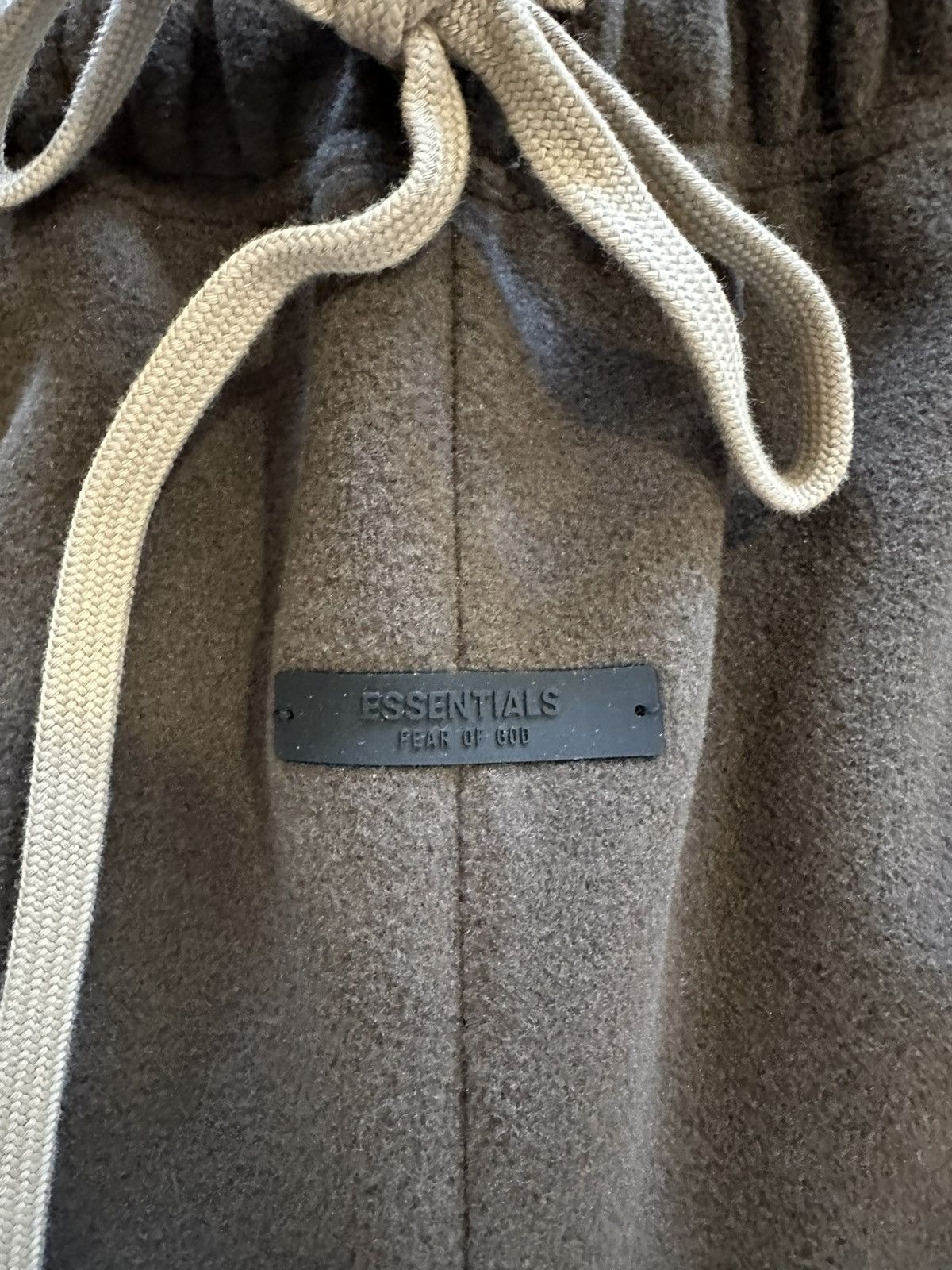 Essentials Fear of God Essentials Brown Brushed Yarn Sweatpants Size US 32 / EU 48 - 3 Thumbnail