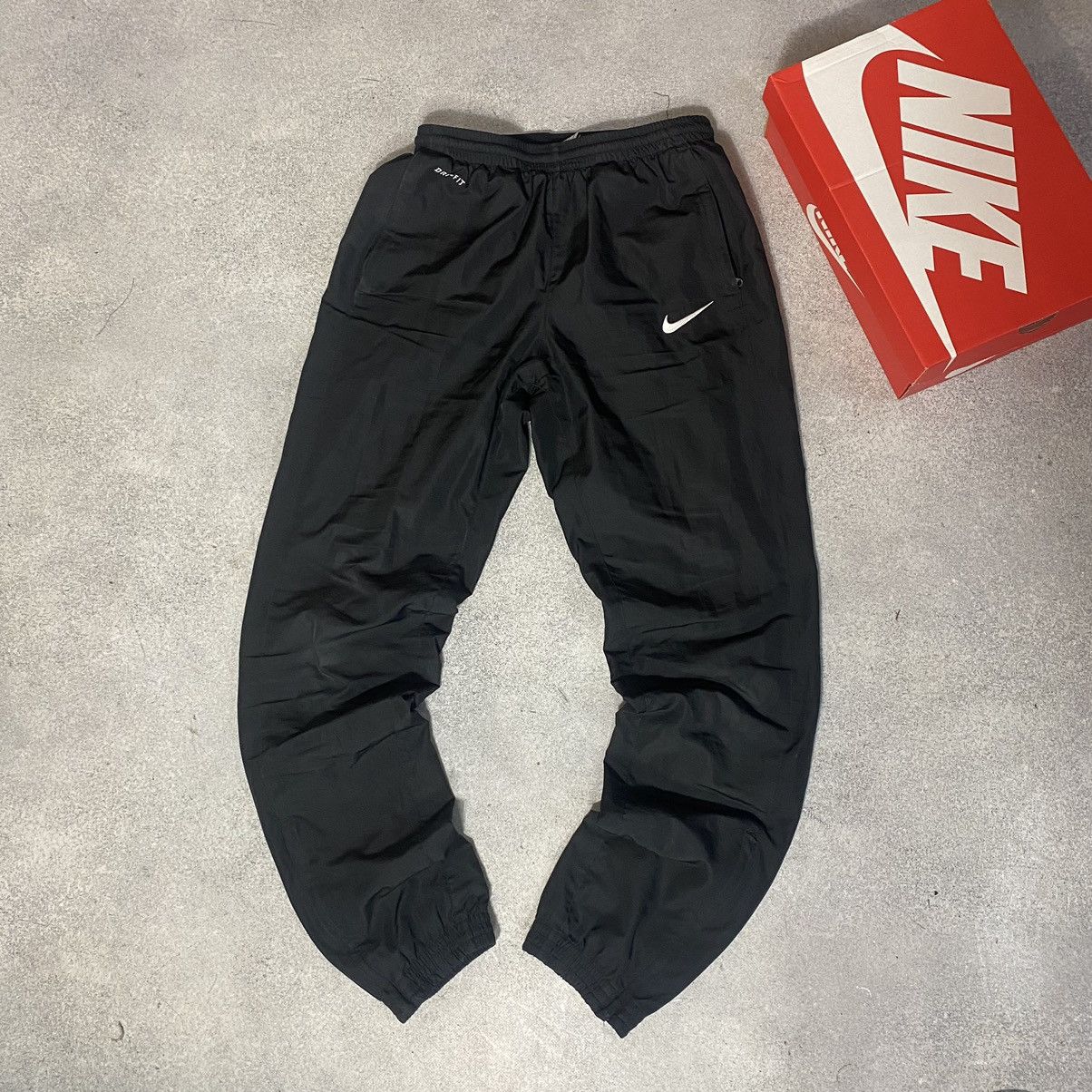 Vintage nike track pants y2k sweatpants nylon