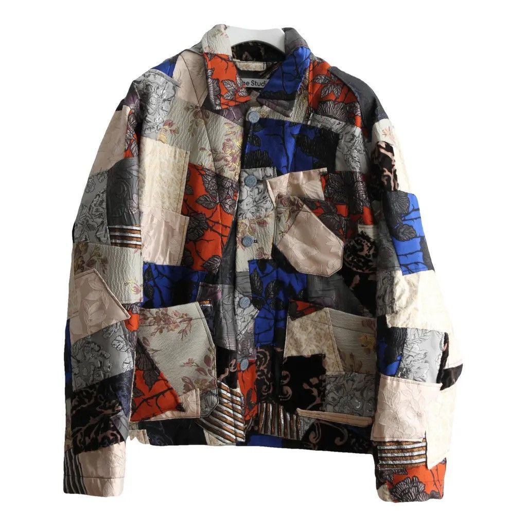 image of Acne Studios Patchwork Jacket / Vest in Black, Men's (Size Medium)