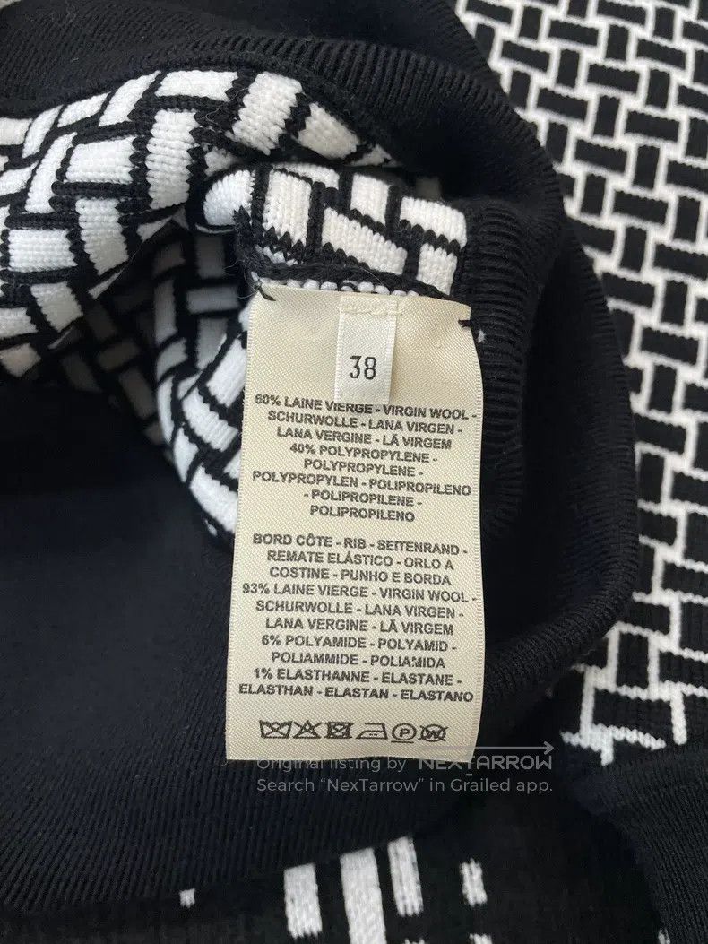 Hermes Hermes Black and White Lapel Jacket Size XS / US 0-2 / IT 36-38 - 4 Thumbnail