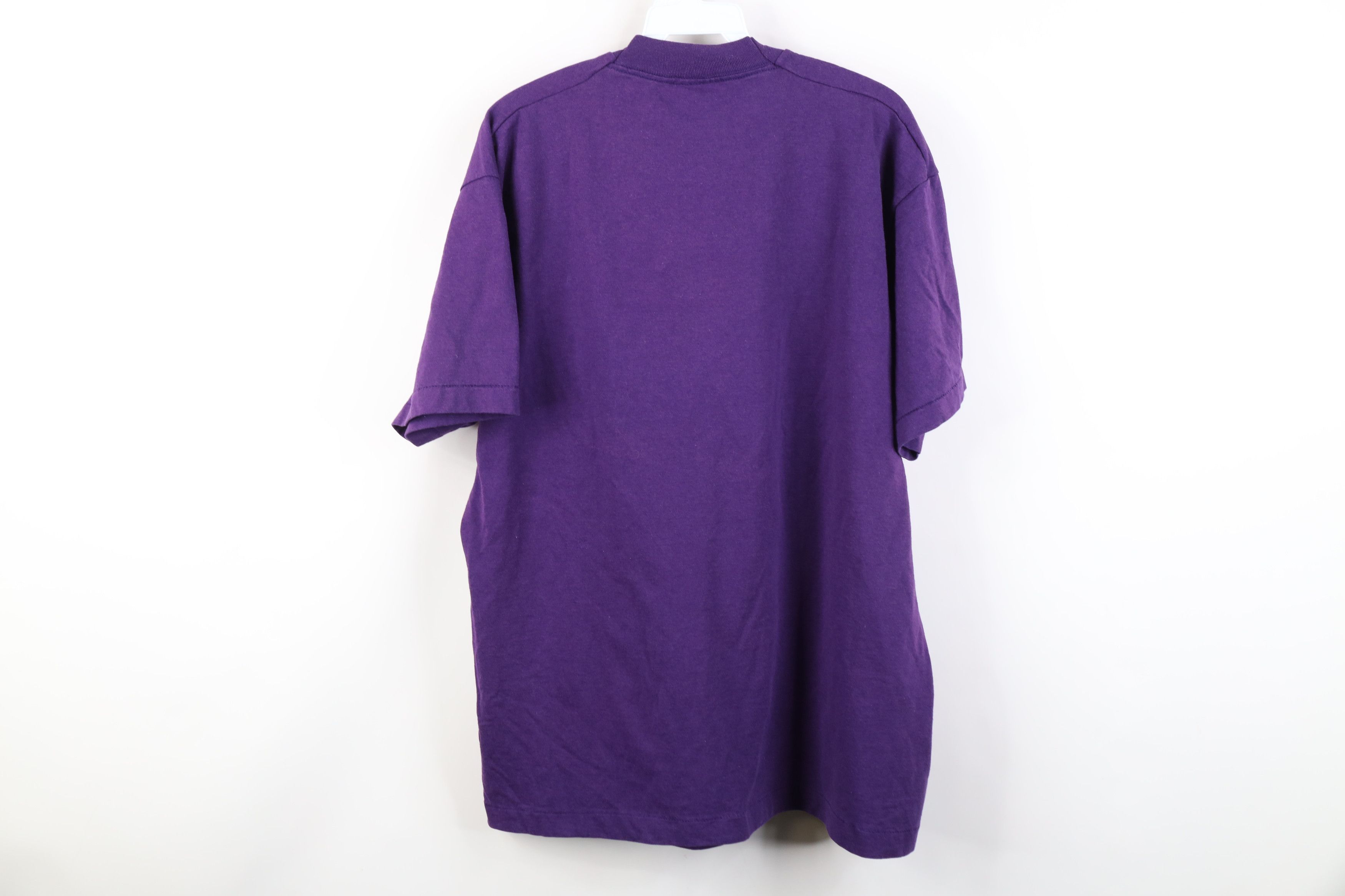 Vintage Vintage 90s Streetwear Cotton Pocket T-Shirt Purple USA Size US XL / EU 56 / 4 - 9 Thumbnail