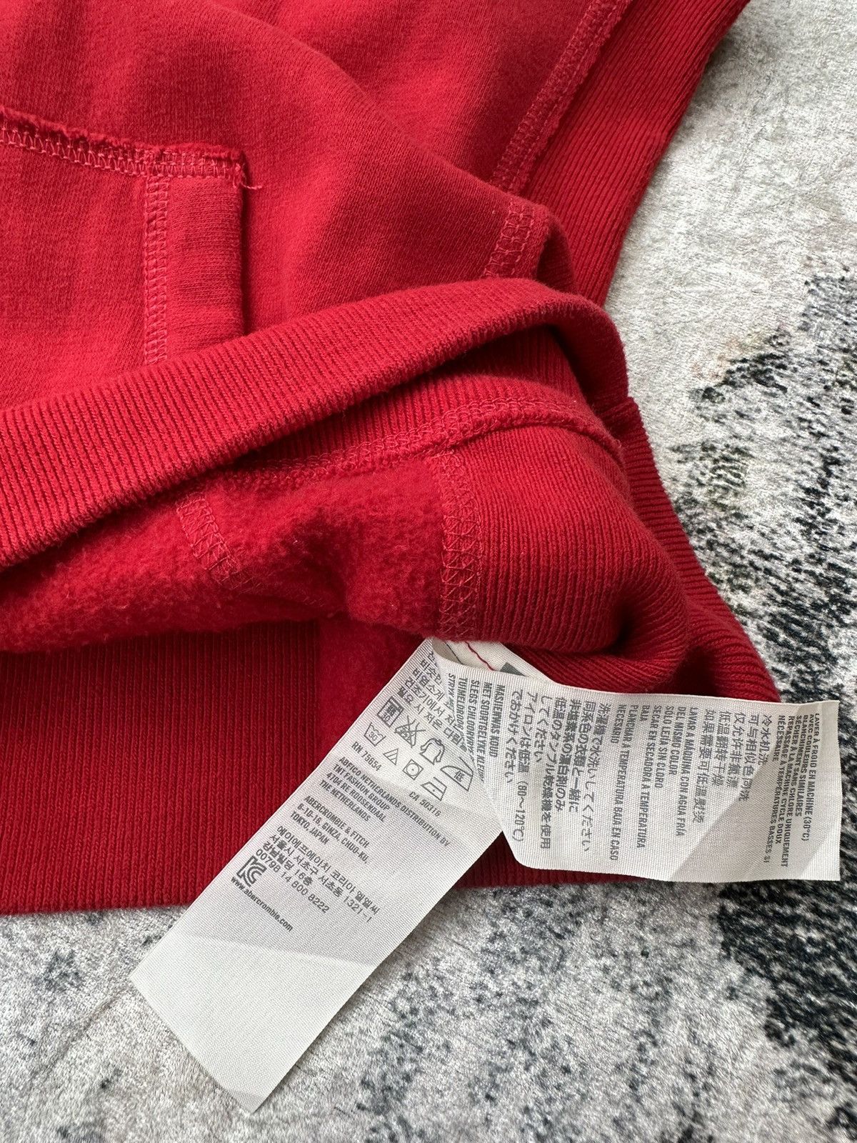 Abercrombie & Fitch IF SIX WAS NINE LGB STYLE DISTRESSED HOODIE ABERCROMBIE Size US S / EU 44-46 / 1 - 8 Thumbnail
