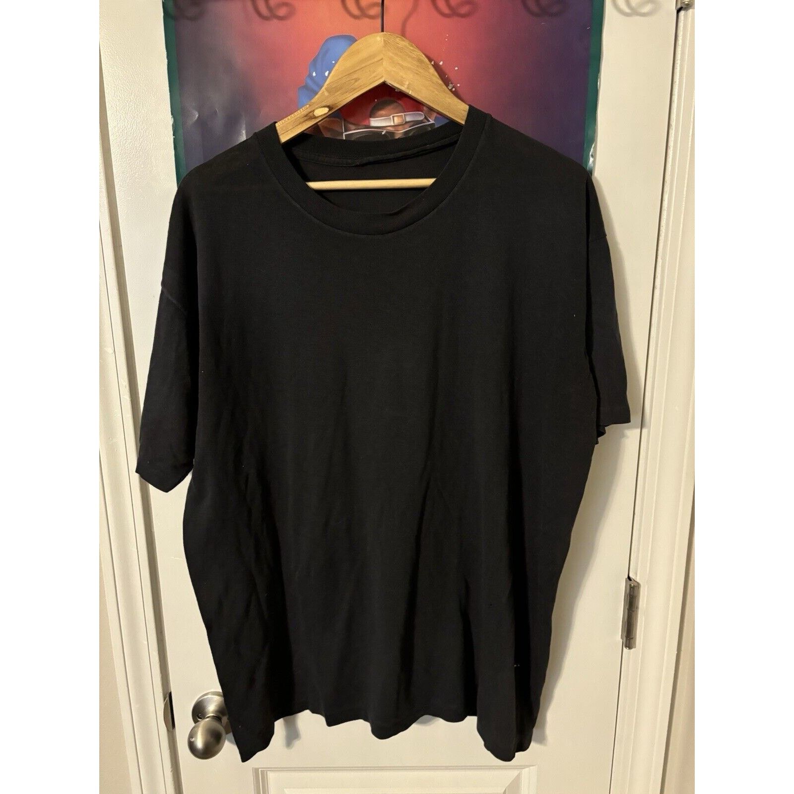 Other Vintage Faded Black Blank Shirt Size Unknown Brand Unknown Size US L / EU 52-54 / 3 - 1 Thumbnail