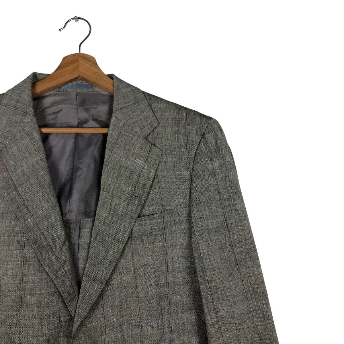 Burberry 🔥Vtg Burberrys Wool & Linen Double Breast Jackets Size US M / EU 48-50 / 2 - 6 Thumbnail