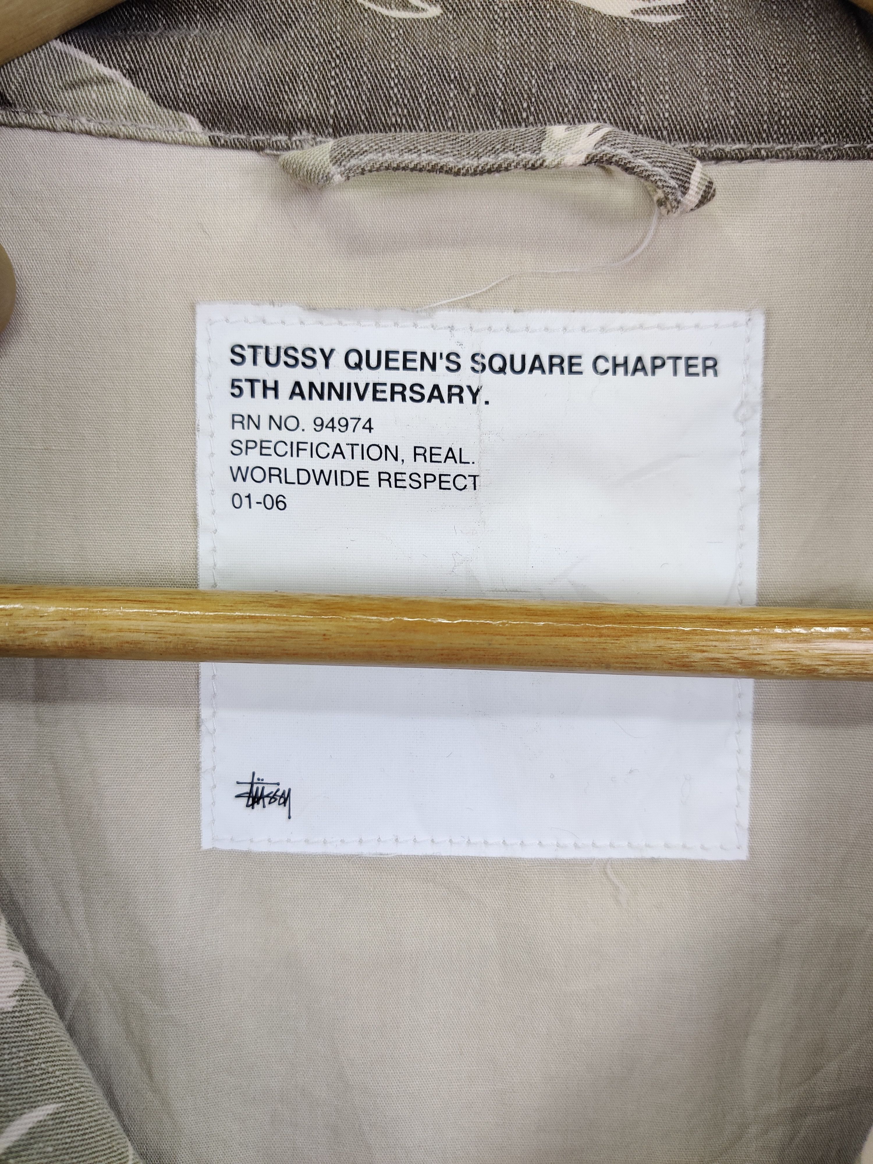 Stussy Vintage Stussy Queen's Square Chapter Camou Jacket Size US L / EU 52-54 / 3 - 14 Thumbnail