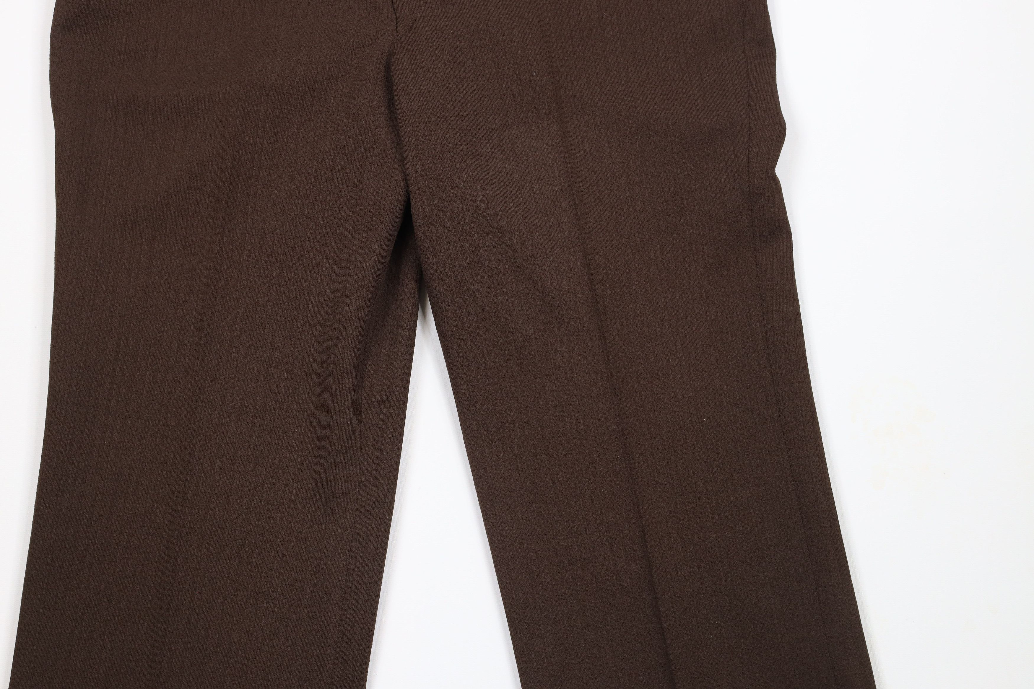 Vintage Vintage 60s 70s Streetwear Bell Bottoms Pants Brown USA Size US 36 / EU 52 - 3 Thumbnail