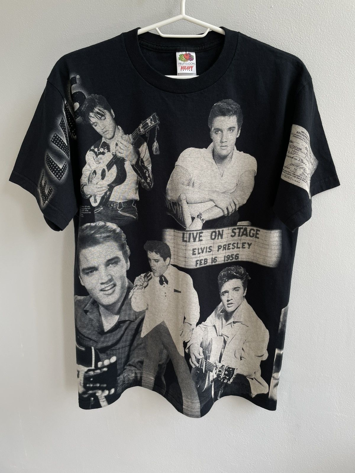 Vintage Elvis Presley Vintage T Shirt Tee Live On Stage 2000s Size US M / EU 48-50 / 2 - 5 Thumbnail