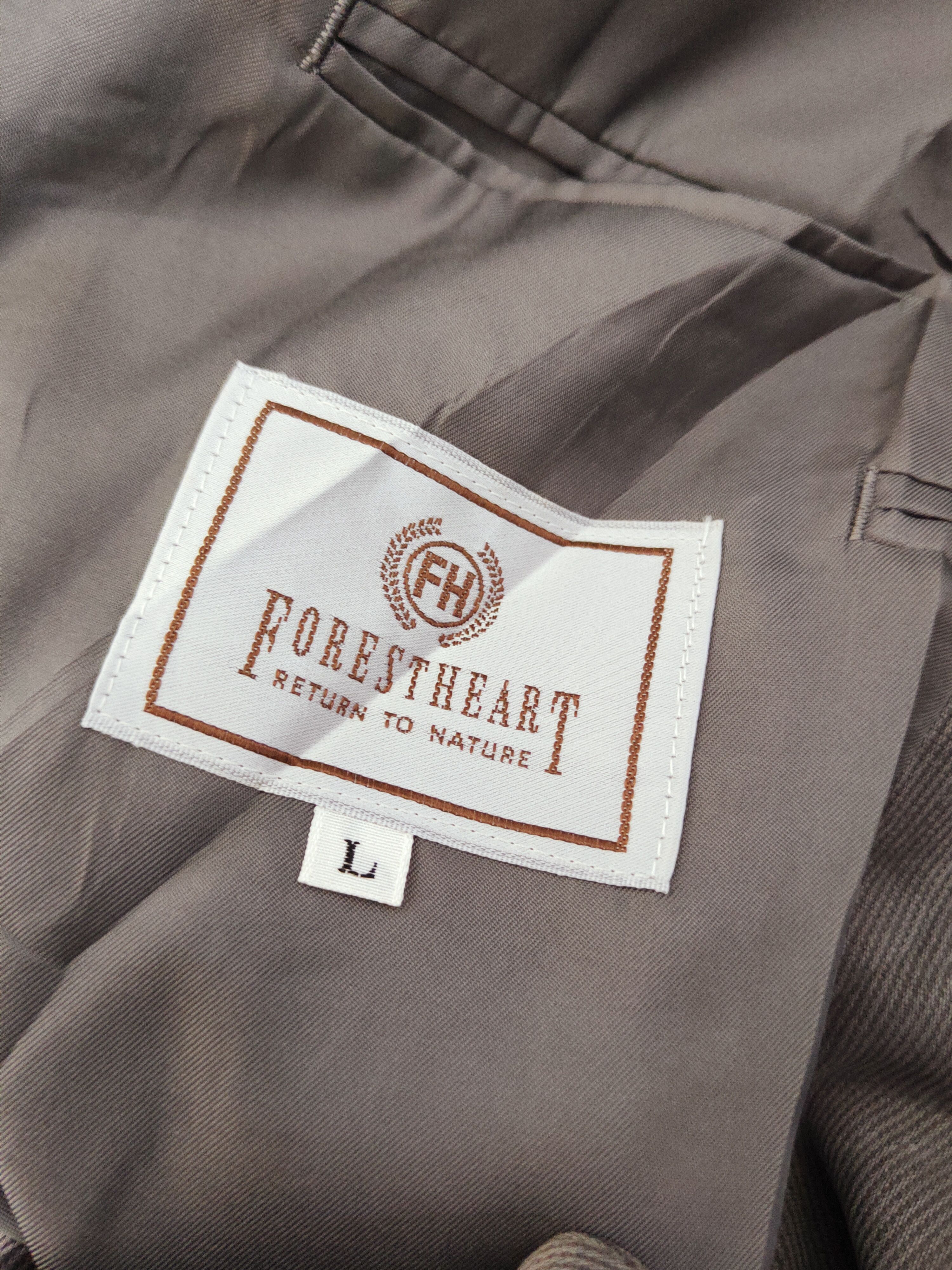 Japanese Brand × Vintage Forestheart Dark Gray Blazers Like Kris Van Designer Size US L / EU 52-54 / 3 - 14 Thumbnail