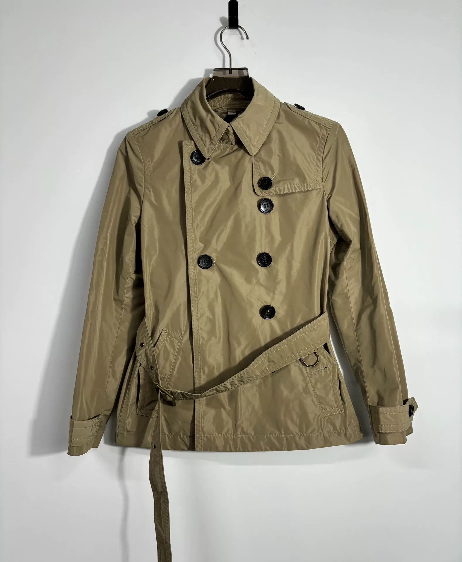 Burberry Burberry Cropped Brown Coat S Women Size S / US 4 / IT 40 - 1 Thumbnail