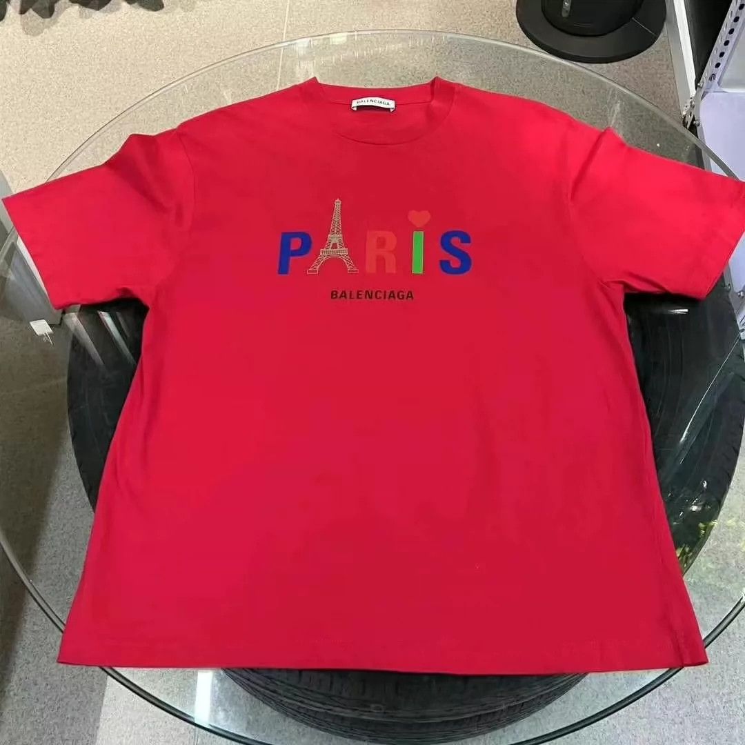 Balenciaga Balenciaga Love Tower Short sleeved T-shirt Size US S / EU 44-46 / 1 - 1 Thumbnail