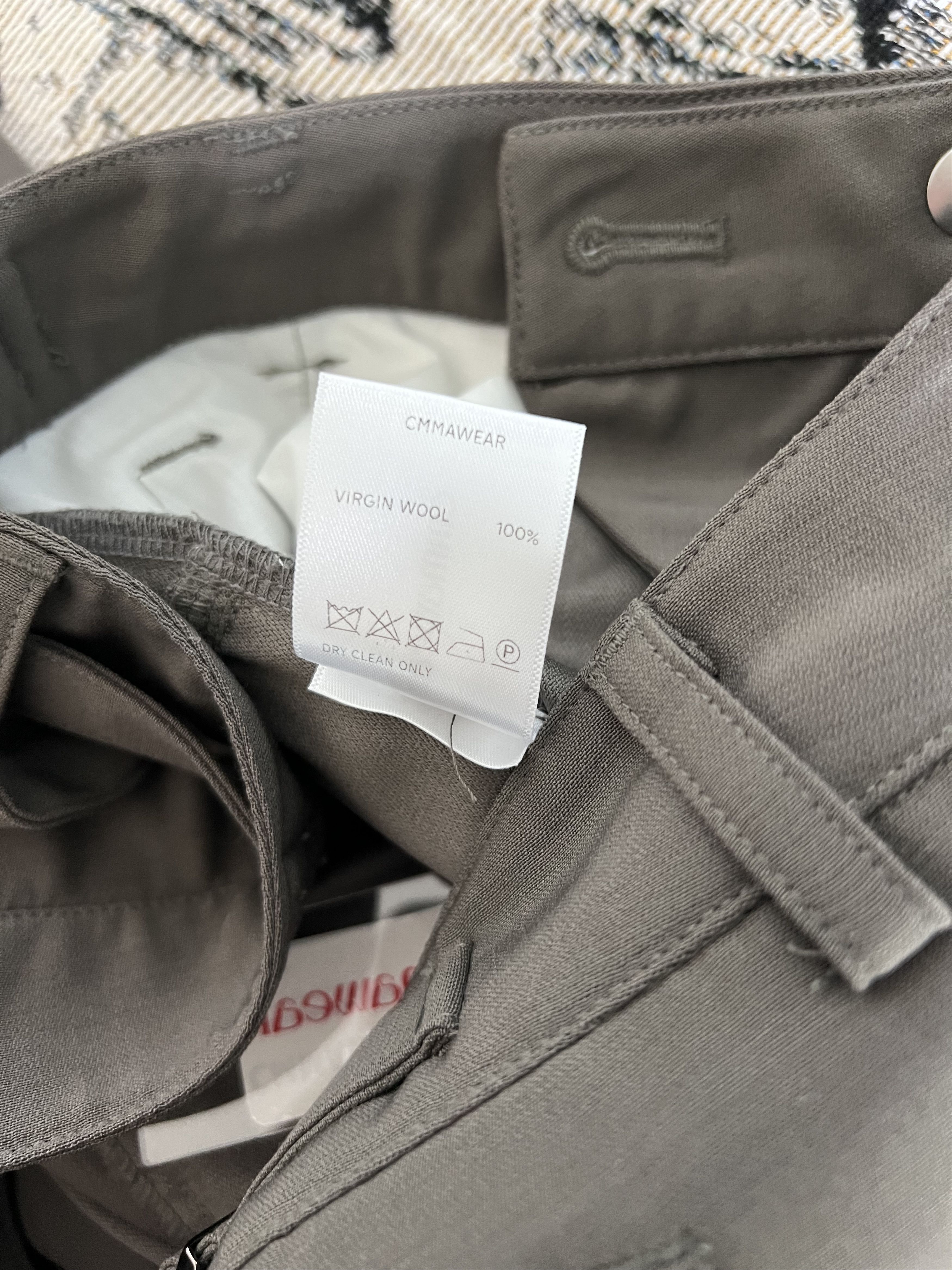 CMMAWEAR CMMAWEAR Articulated Back Zip Pants in Grey Size US 32 / EU 48 - 12 Thumbnail